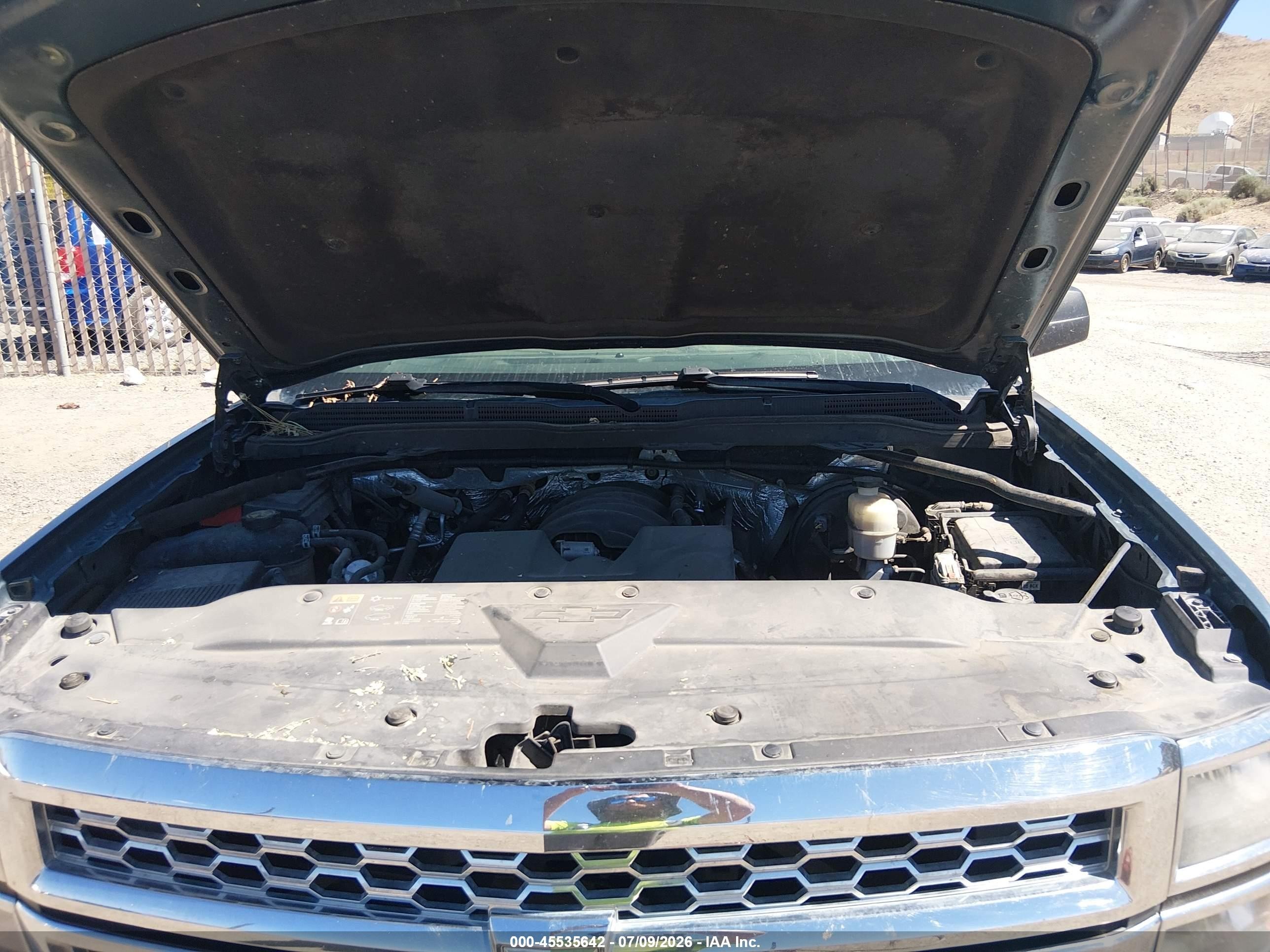2014 Chevrolet Silverado 1500 Lt Синий vin: 1GCVKREH2EZ328851