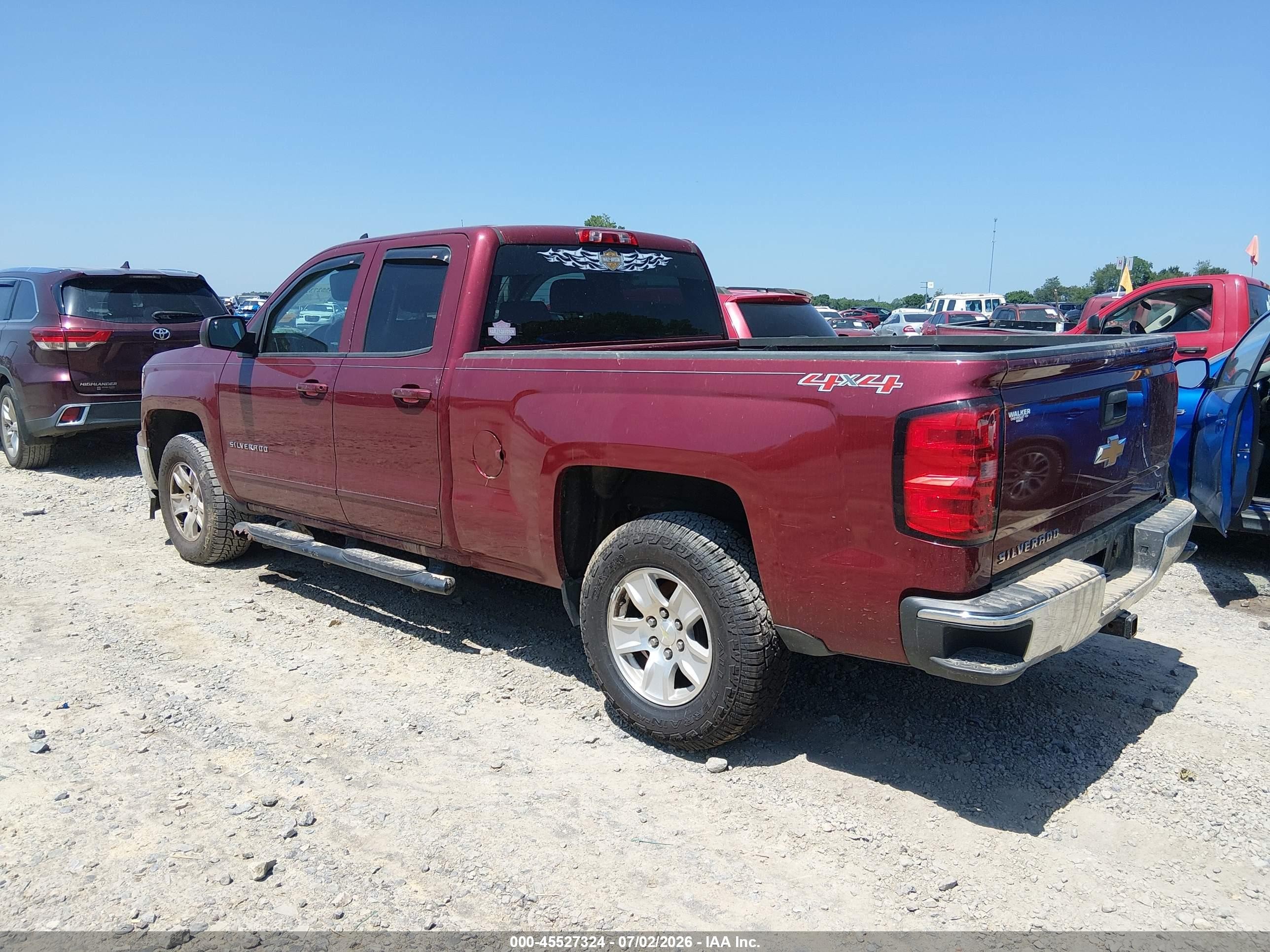 2015 Chevrolet Silverado 1500 Lt Maroon vin: 1GCVKREH2FZ150733