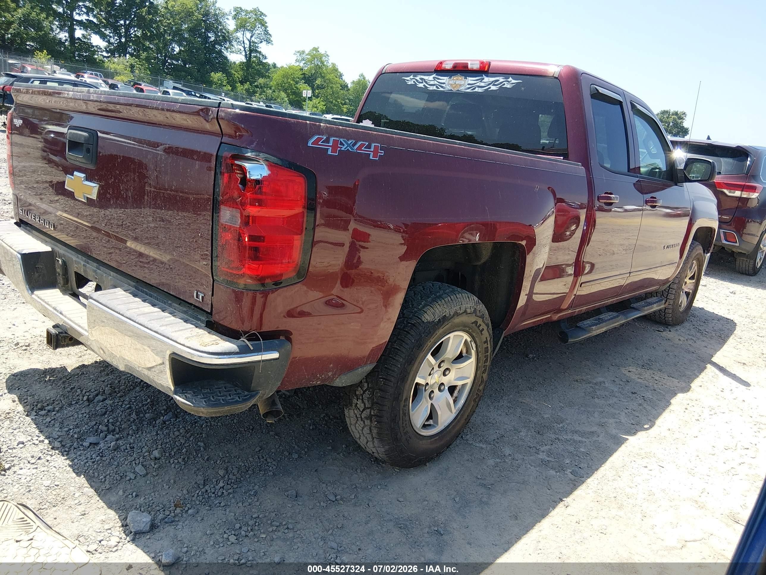 2015 Chevrolet Silverado 1500 Lt Maroon vin: 1GCVKREH2FZ150733