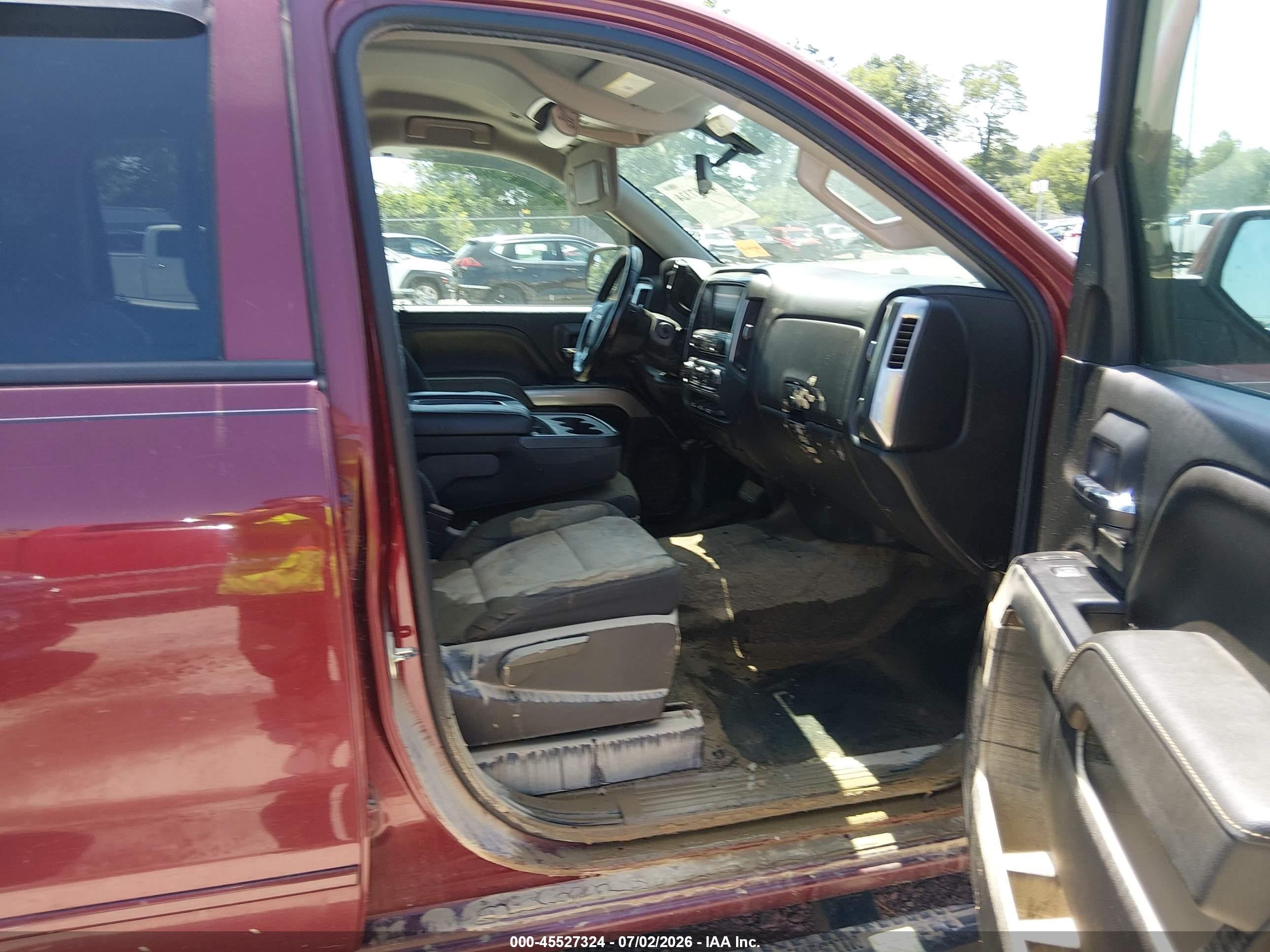 2015 Chevrolet Silverado 1500 Lt Maroon vin: 1GCVKREH2FZ150733