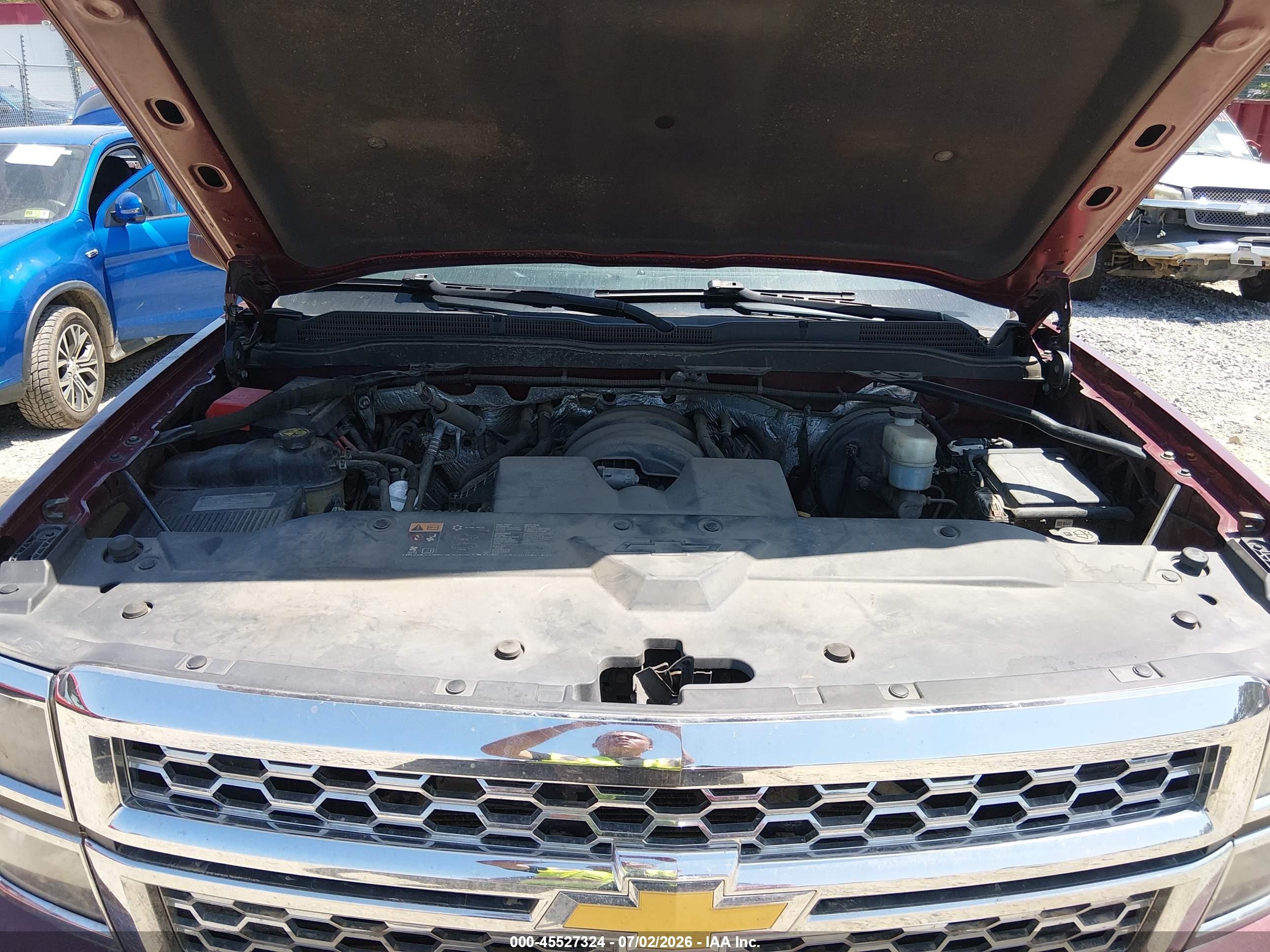 2015 Chevrolet Silverado 1500 Lt Maroon vin: 1GCVKREH2FZ150733