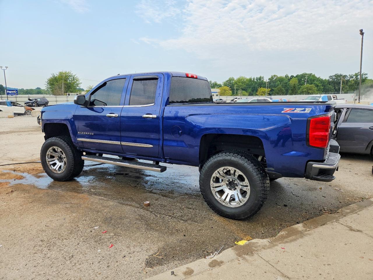 2014 Chevrolet Silverado K1500 Lt Blue vin: 1GCVKREH3EZ109719