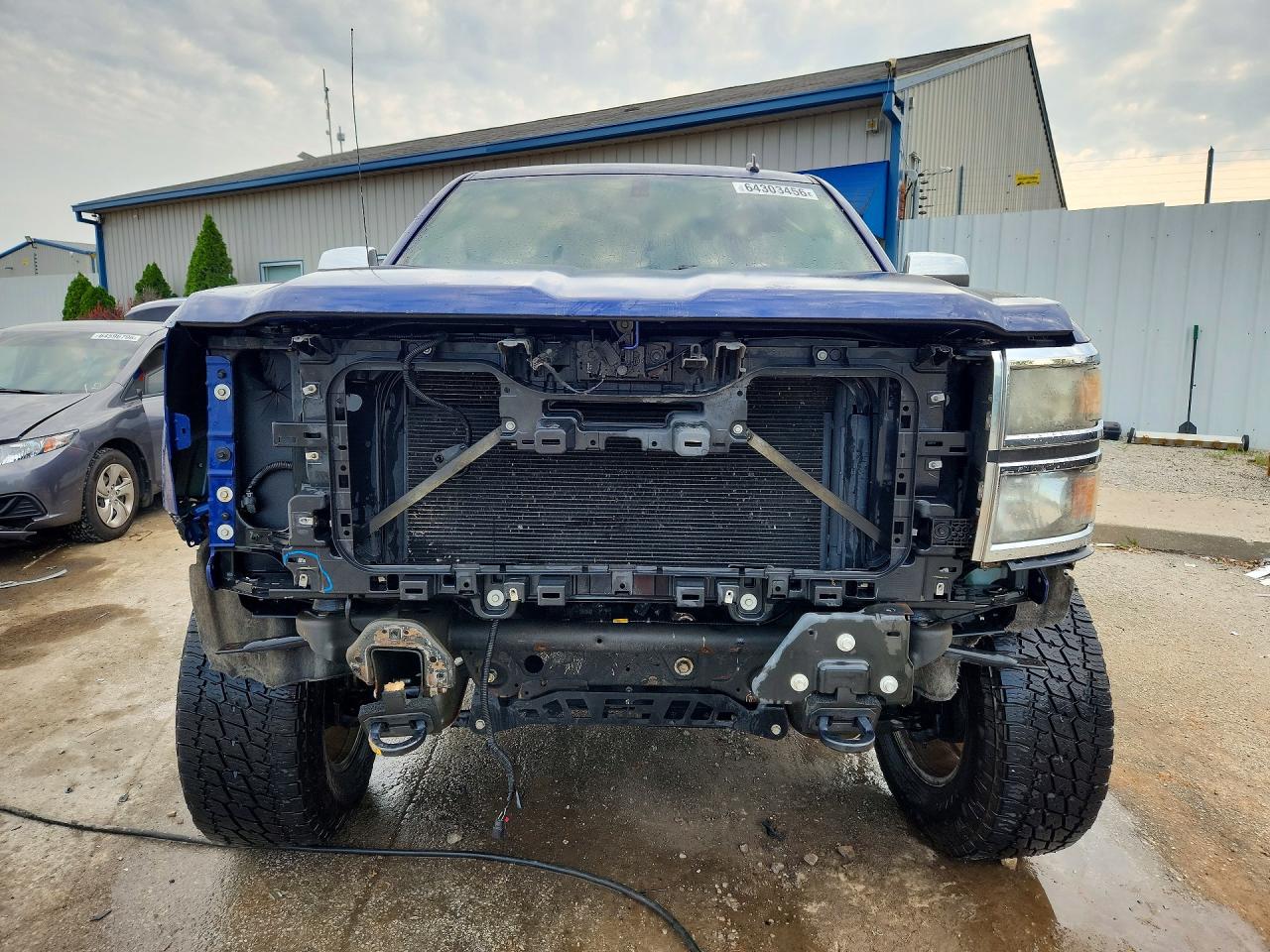 2014 Chevrolet Silverado K1500 Lt Blue vin: 1GCVKREH3EZ109719
