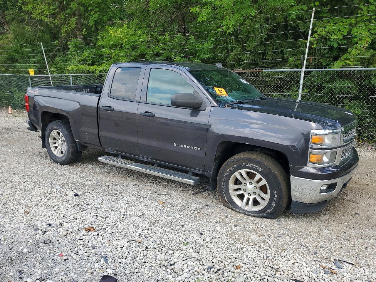 2014 Chevrolet Silverado K1500 Lt Gray vin: 1GCVKREH3EZ148696