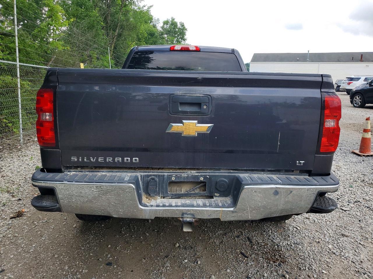 2014 Chevrolet Silverado K1500 Lt Gray vin: 1GCVKREH3EZ148696