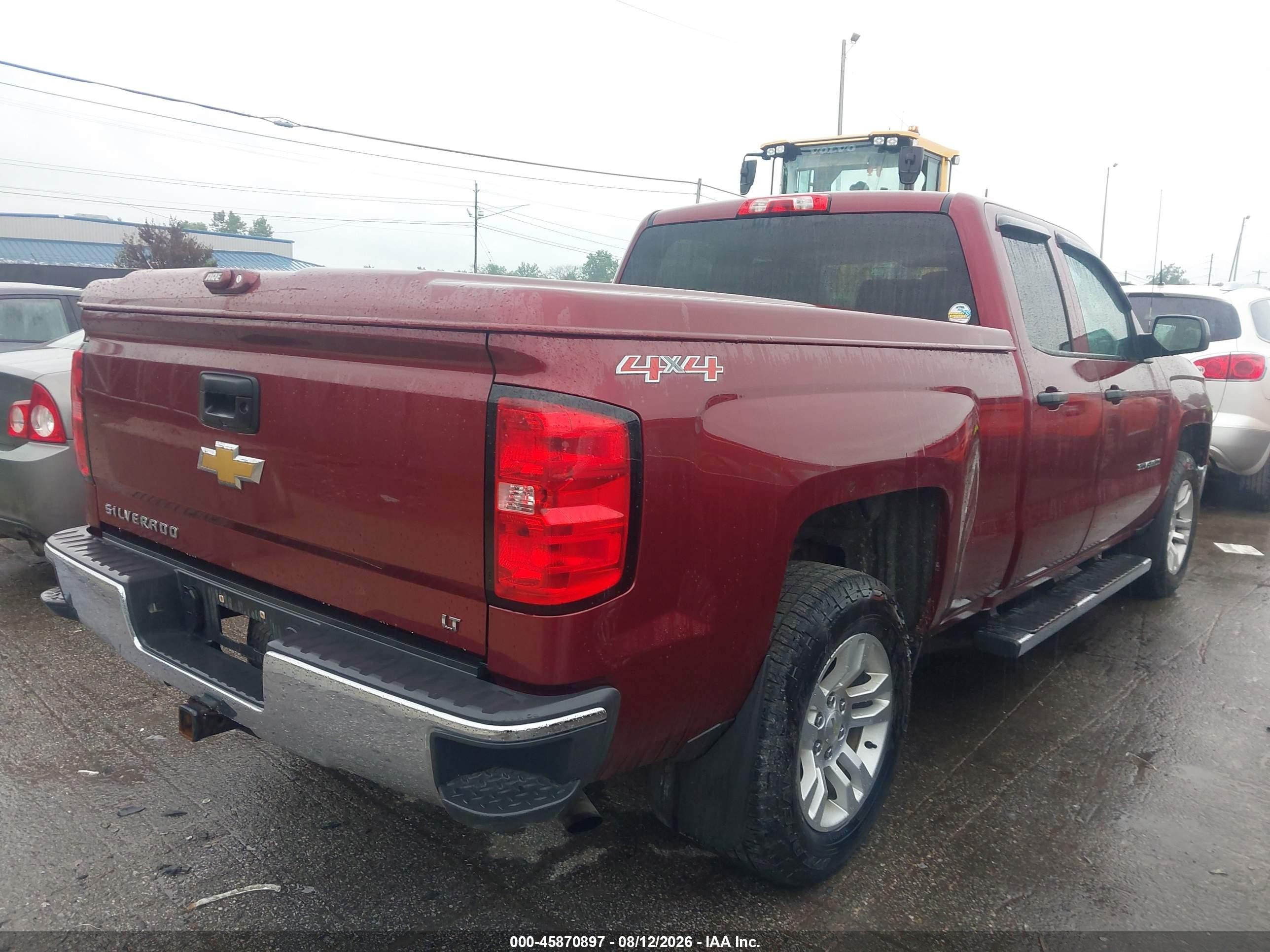 2014 Chevrolet Silverado 1500 Lt Red vin: 1GCVKREH3EZ310147
