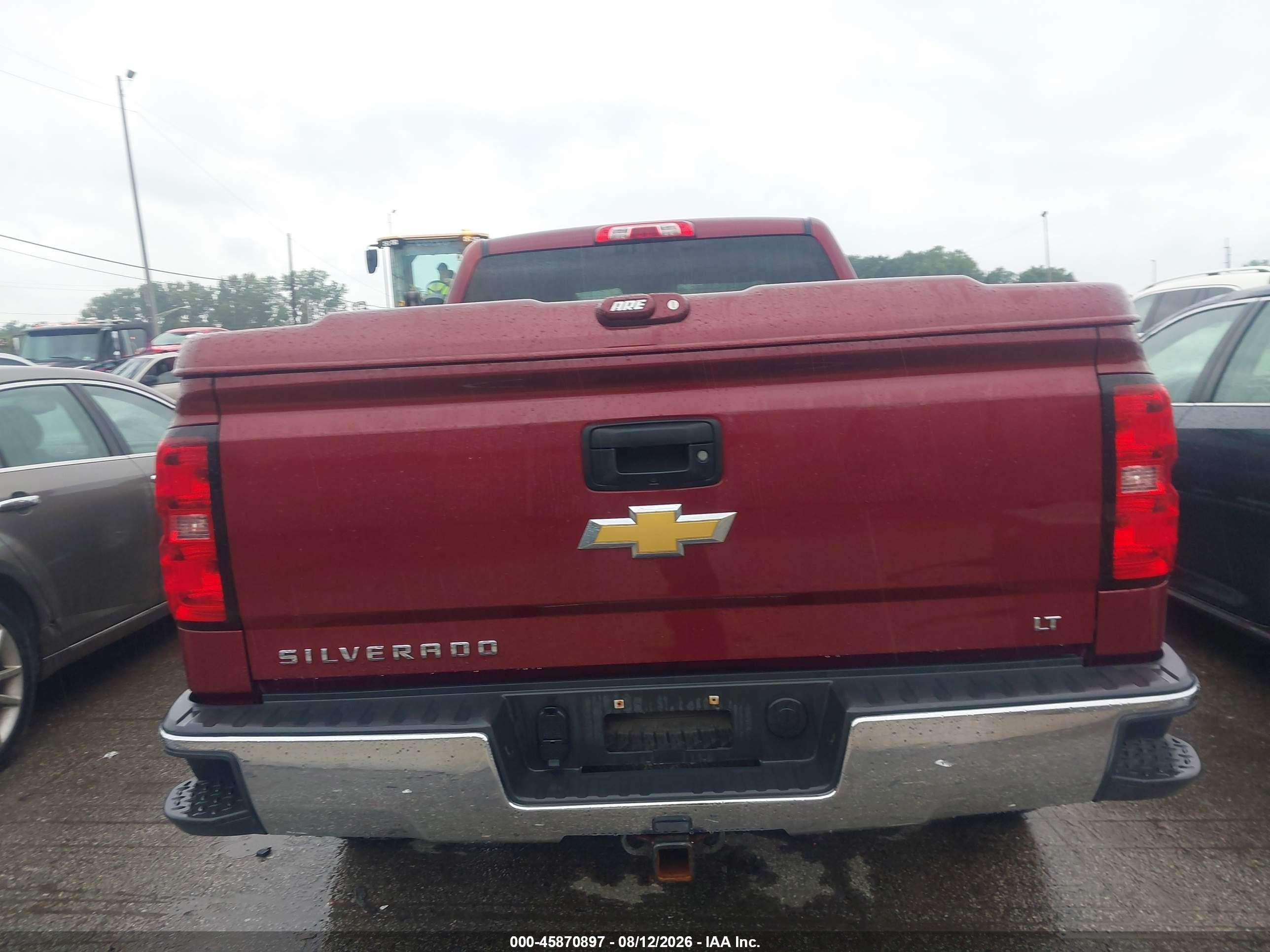 2014 Chevrolet Silverado 1500 Lt Red vin: 1GCVKREH3EZ310147