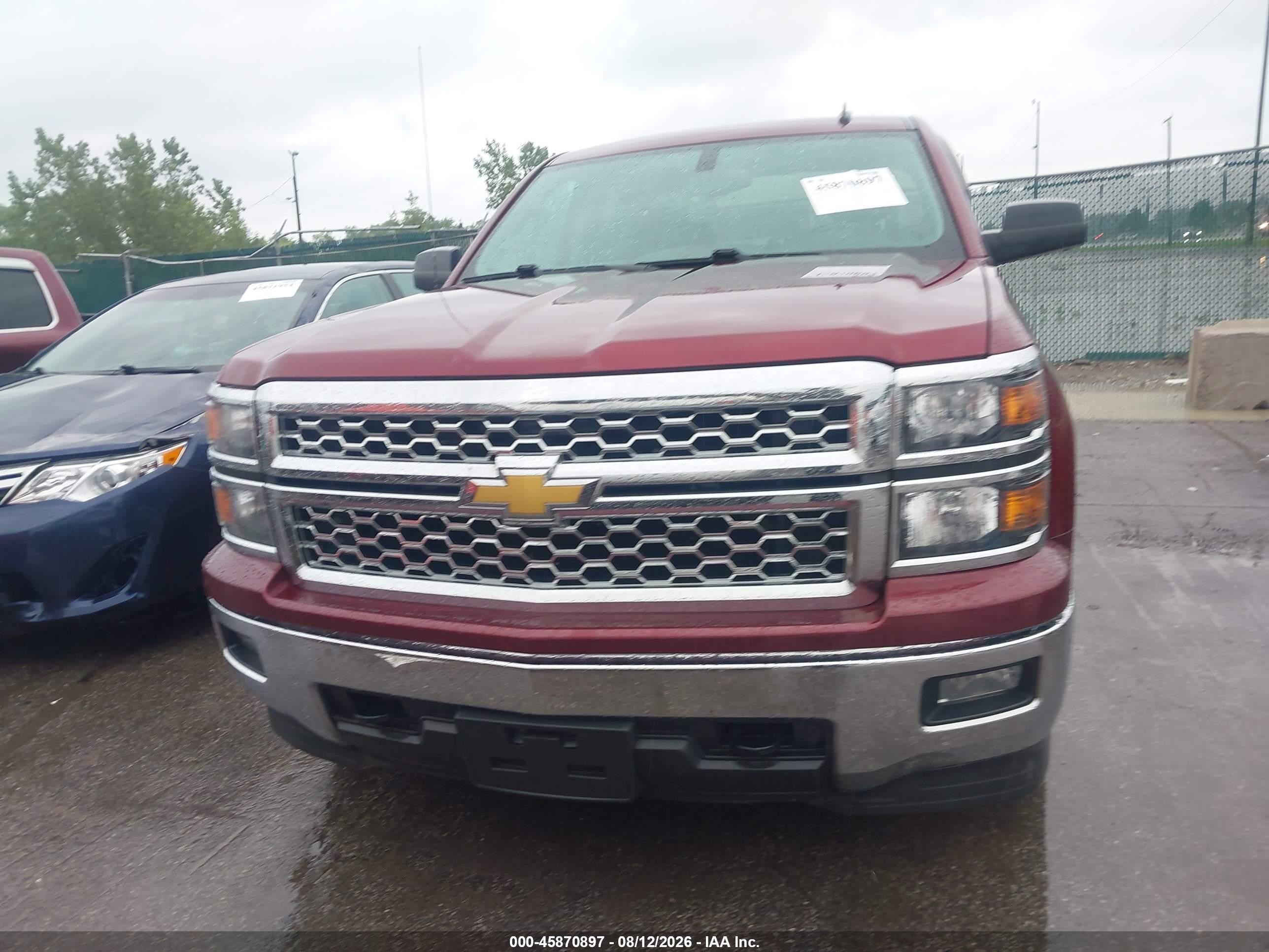 2014 Chevrolet Silverado 1500 Lt Red vin: 1GCVKREH3EZ310147