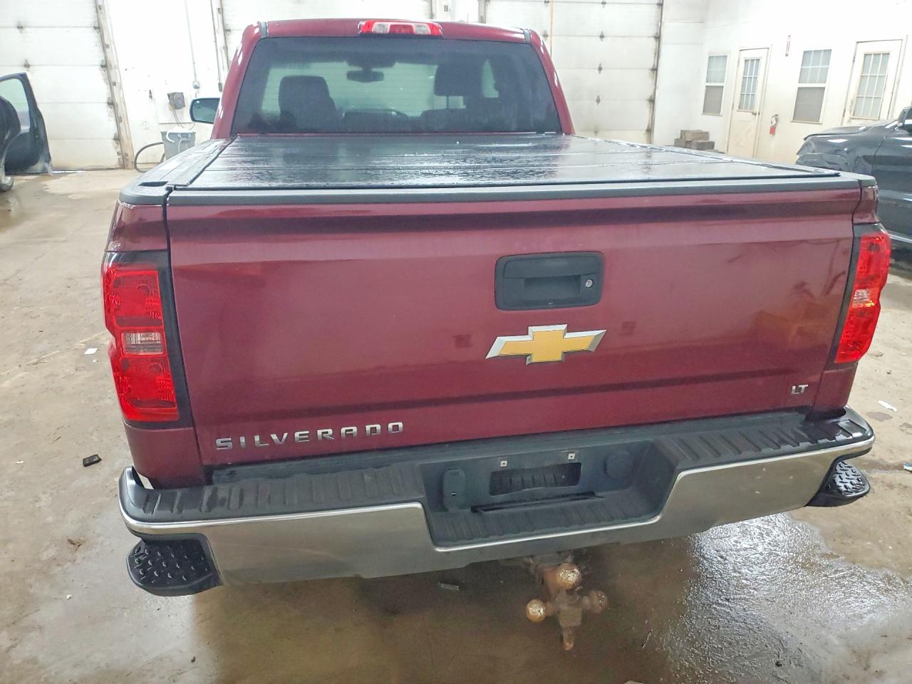 2014 Chevrolet Silverado K1500 Lt Burgundy vin: 1GCVKREH3EZ334951