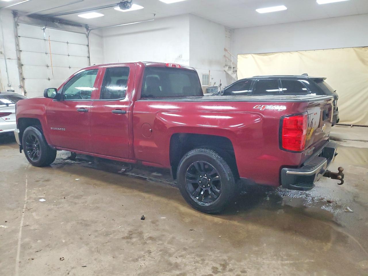 2014 Chevrolet Silverado K1500 Lt Burgundy vin: 1GCVKREH3EZ334951