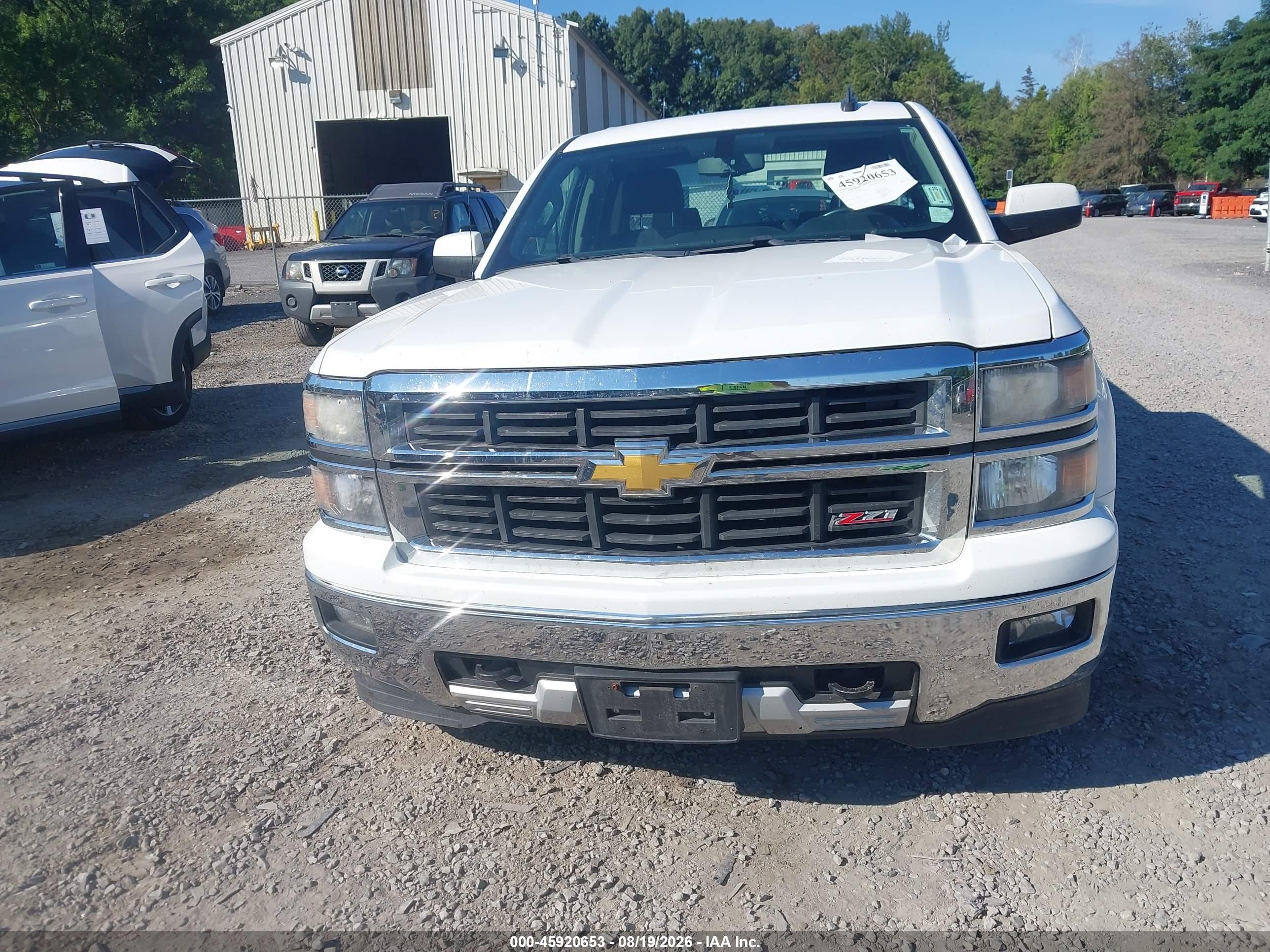2015 Chevrolet Silverado 1500 Lt White vin: 1GCVKREH3FZ407687