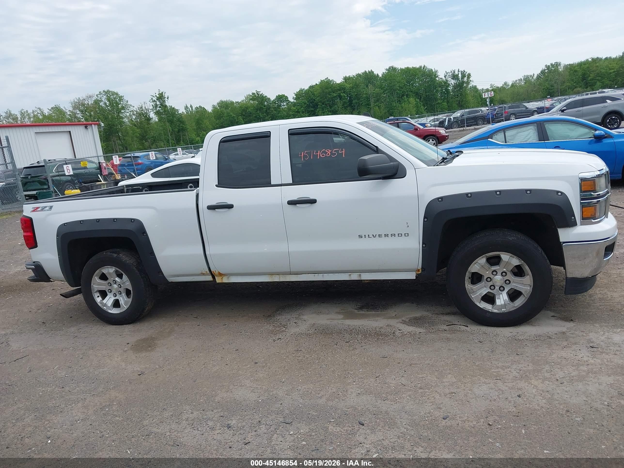 2014 Chevrolet Silverado 1500 2lt Белый vin: 1GCVKREH4EZ126366