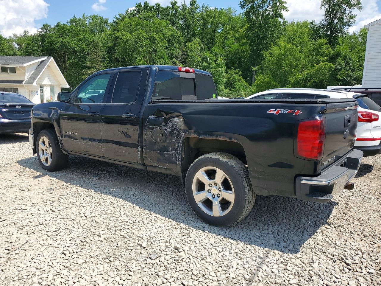 2014 Chevrolet Silverado K1500 Lt Black vin: 1GCVKREH4EZ343707