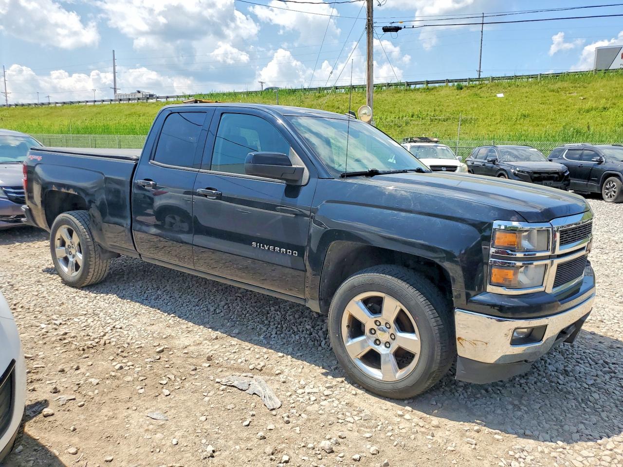 2014 Chevrolet Silverado K1500 Lt Black vin: 1GCVKREH4EZ343707