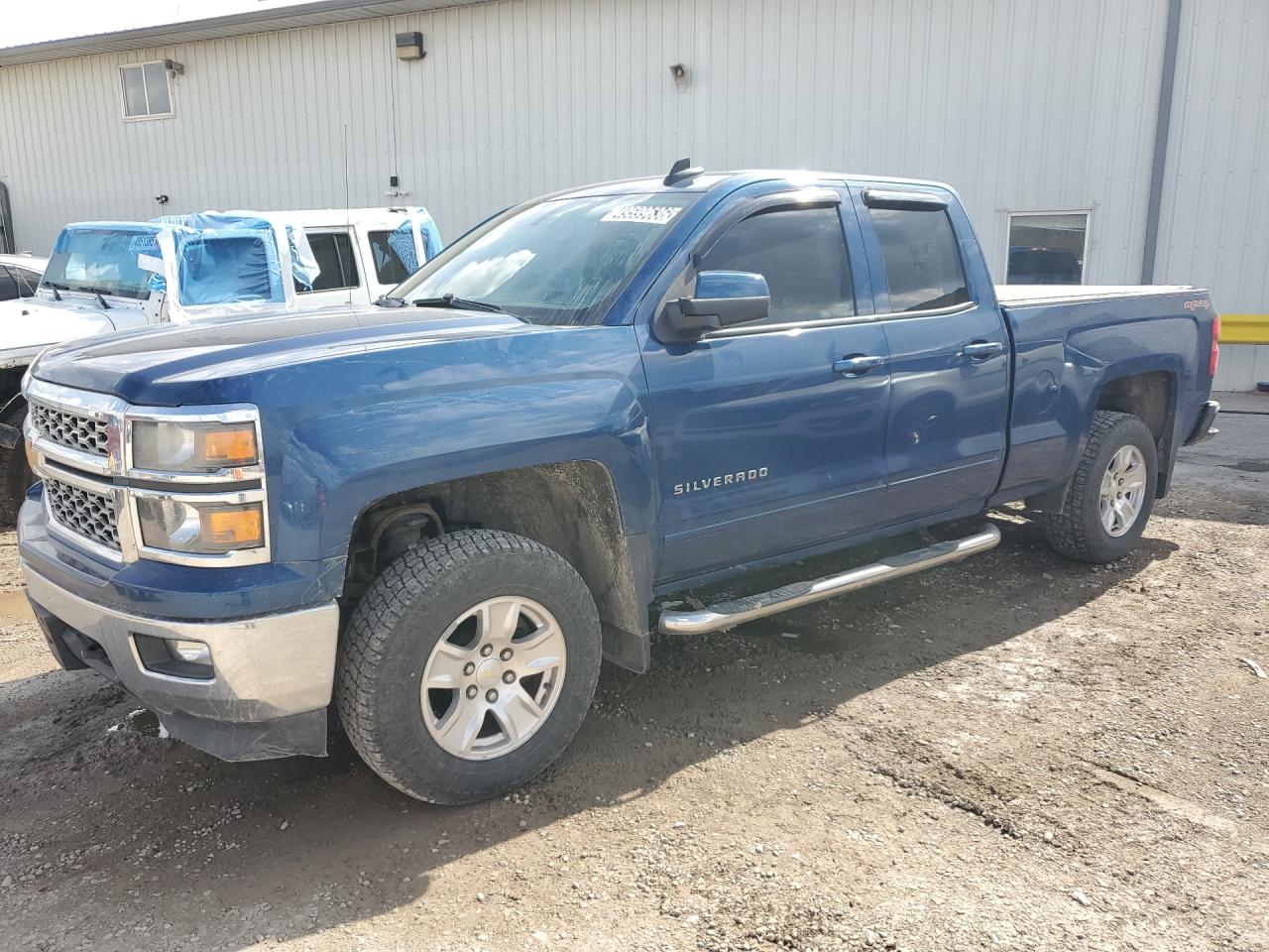 2015 Chevrolet Silverado K1500 Lt Blue vin: 1GCVKREH4FZ337990 Damage: Left Front Fender, Heavy Scratch, > 12 Inches