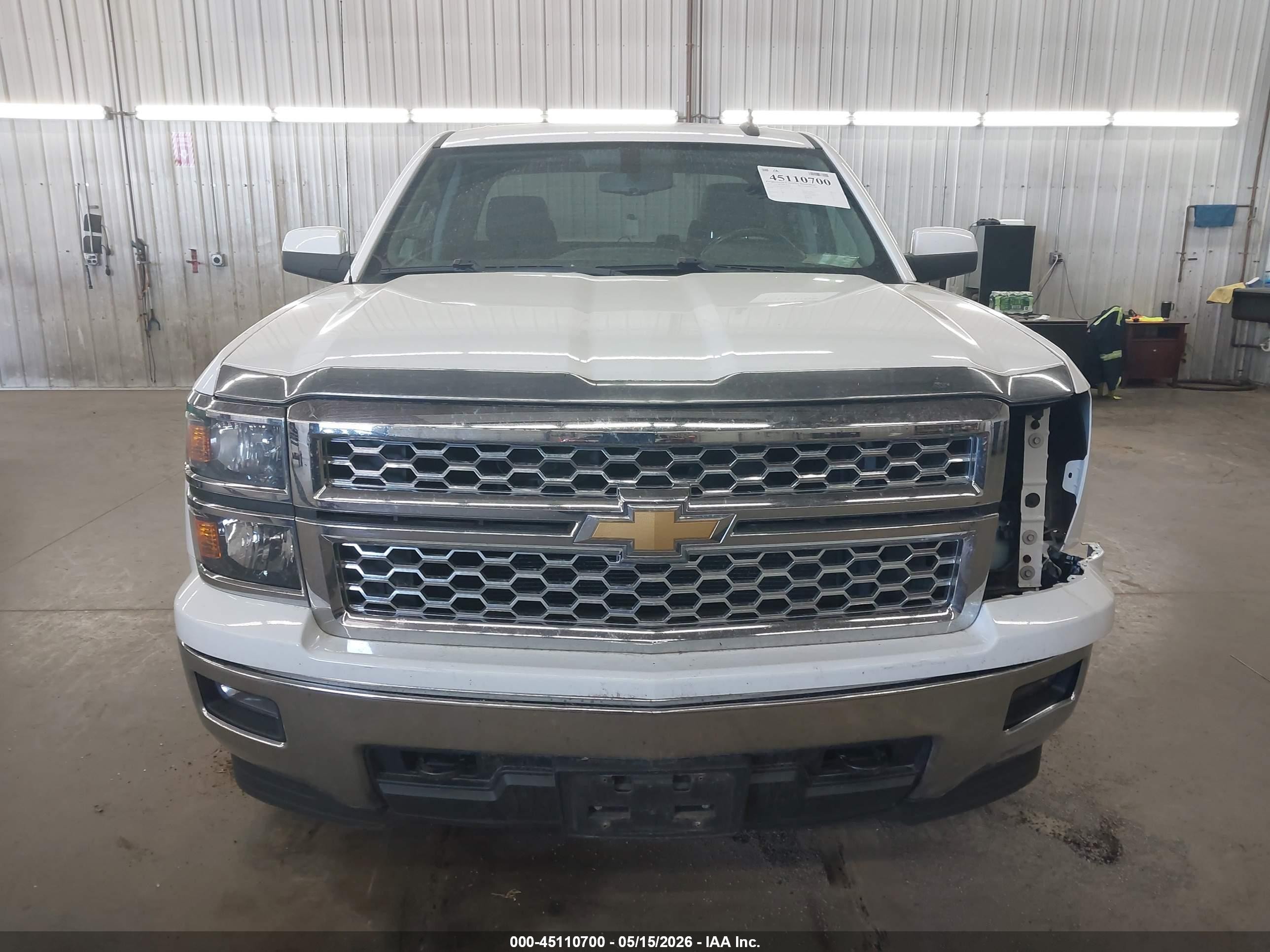 2015 Chevrolet Silverado 1500 1lt Белый vin: 1GCVKREH4FZ359990