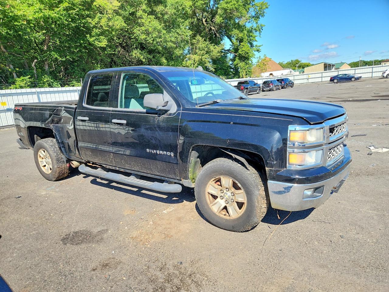 2014 Chevrolet Silverado K1500 Lt Black vin: 1GCVKREH5EZ259475
