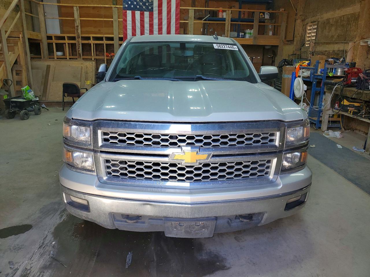 2015 Chevrolet Silverado K1500 Lt Silver vin: 1GCVKREH5FZ252334