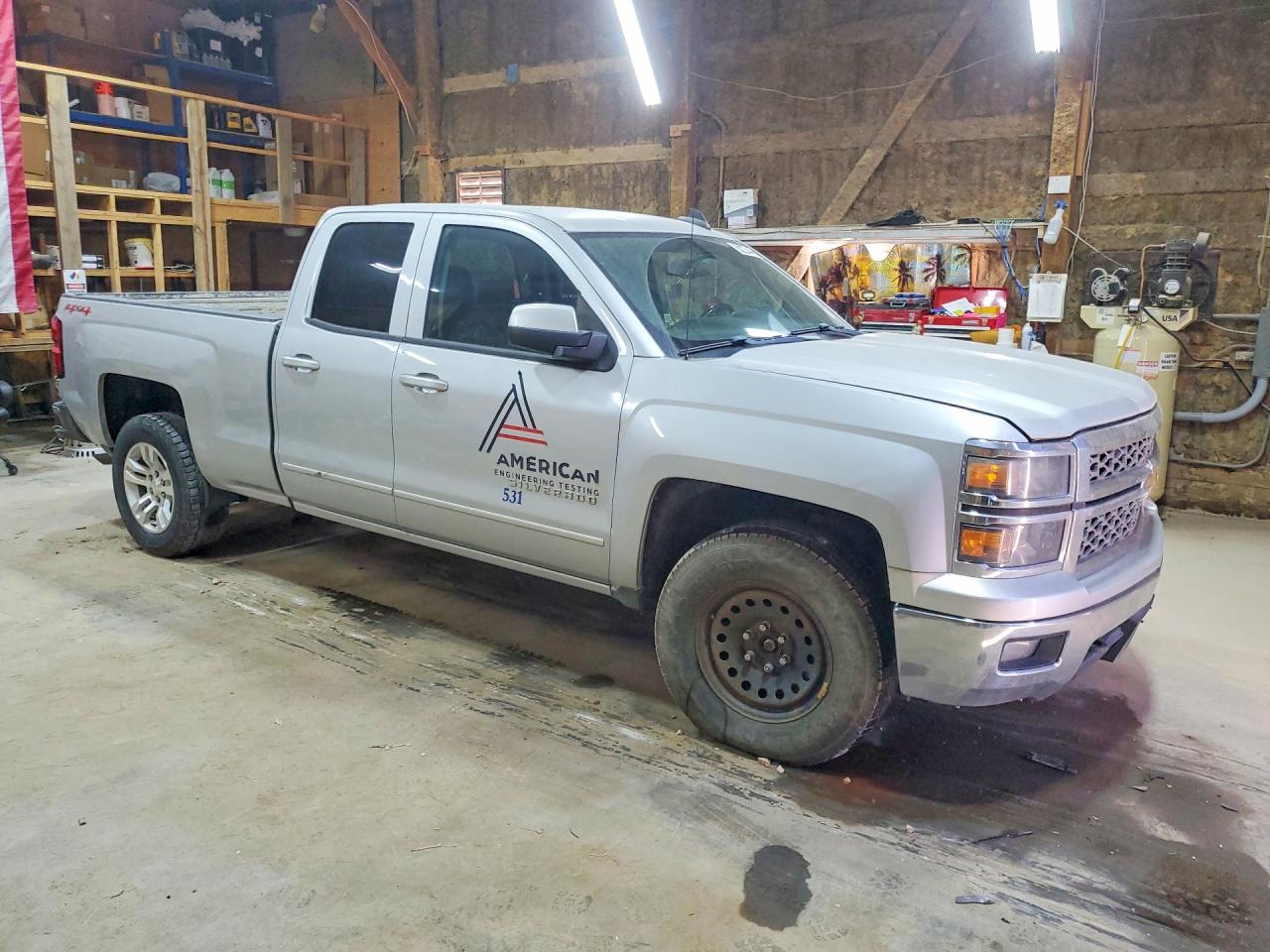 2015 Chevrolet Silverado K1500 Lt Silver vin: 1GCVKREH5FZ252334