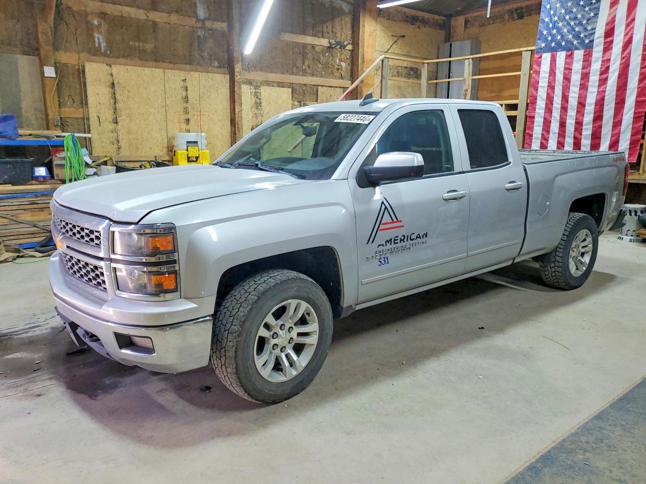 2015 Chevrolet Silverado K1500 Lt Silver vin: 1GCVKREH5FZ252334