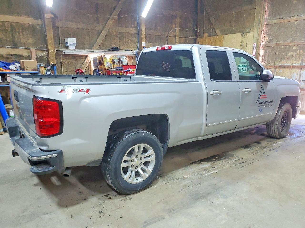 2015 Chevrolet Silverado K1500 Lt Silver vin: 1GCVKREH5FZ252334