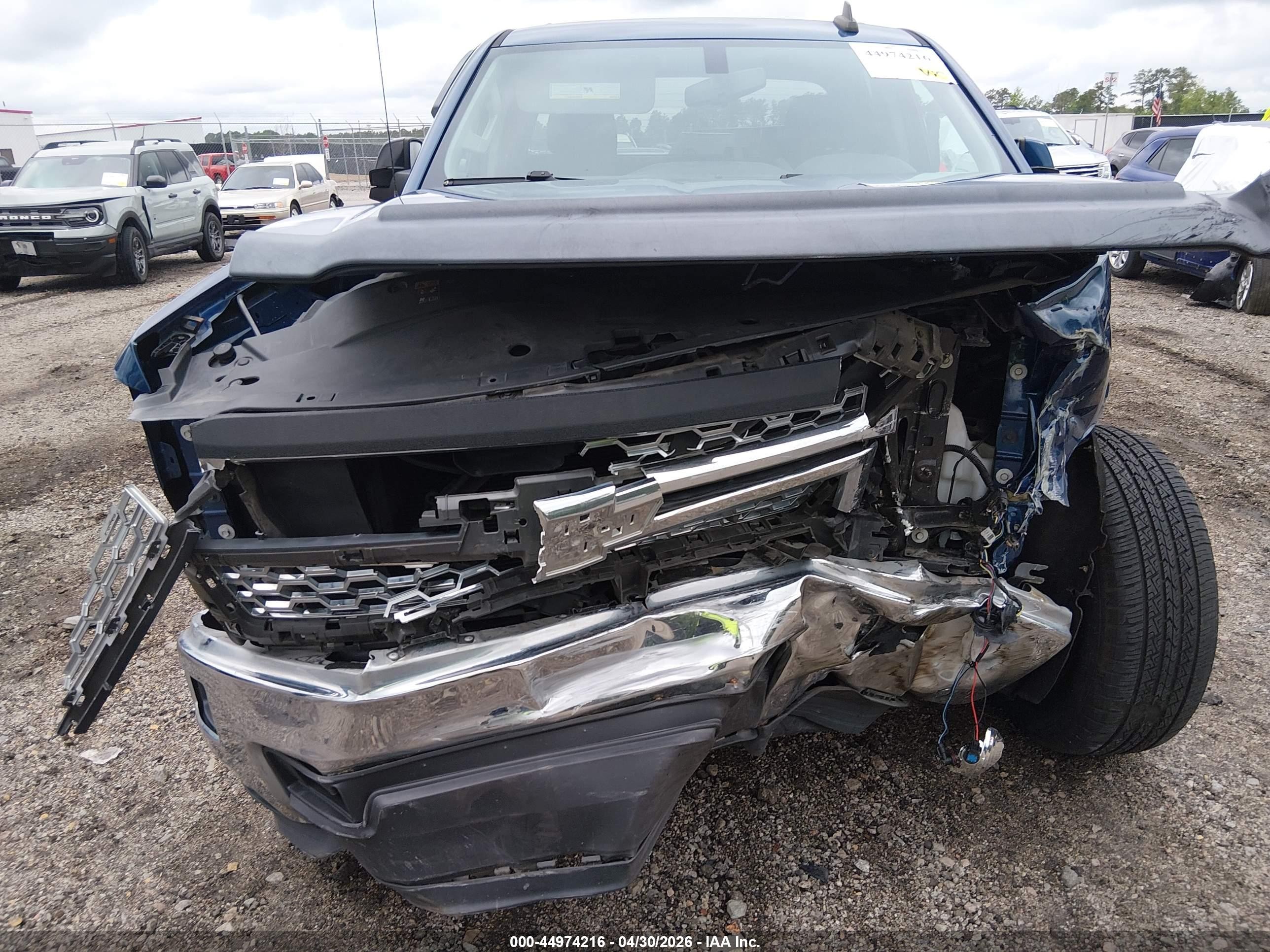 2015 Chevrolet Silverado 1500 1lt Blue vin: 1GCVKREH5FZ423647