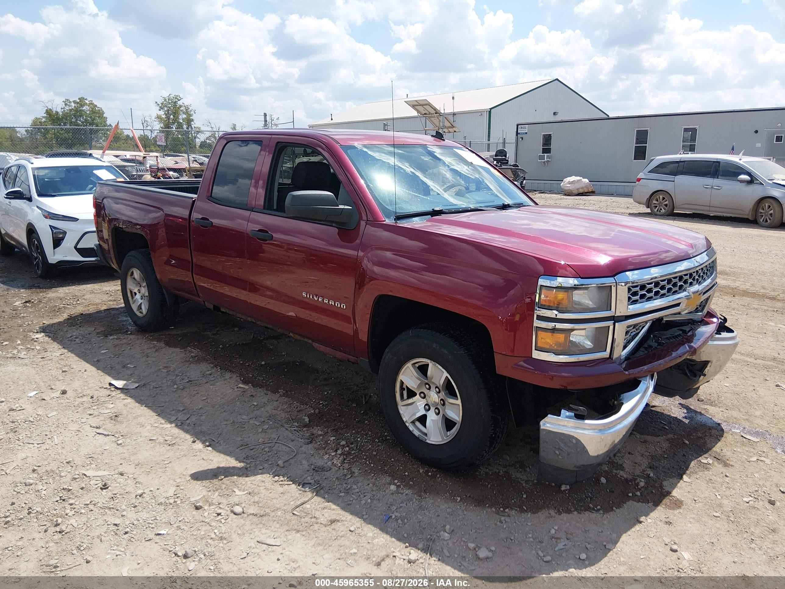 2014 Chevrolet Silverado 1500 Lt Maroon vin: 1GCVKREH6EZ290718