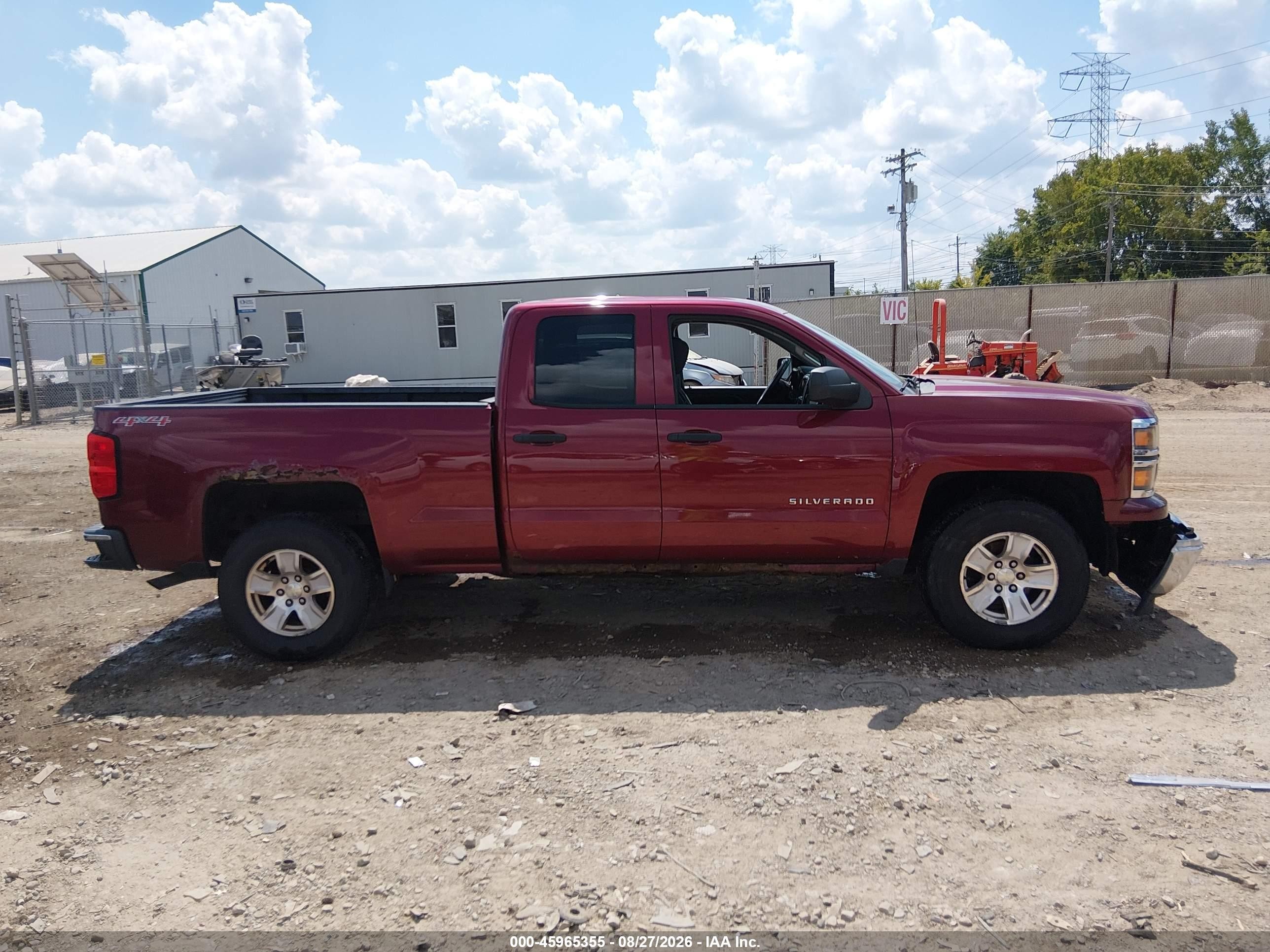 2014 Chevrolet Silverado 1500 Lt Темно-бордовый vin: 1GCVKREH6EZ290718
