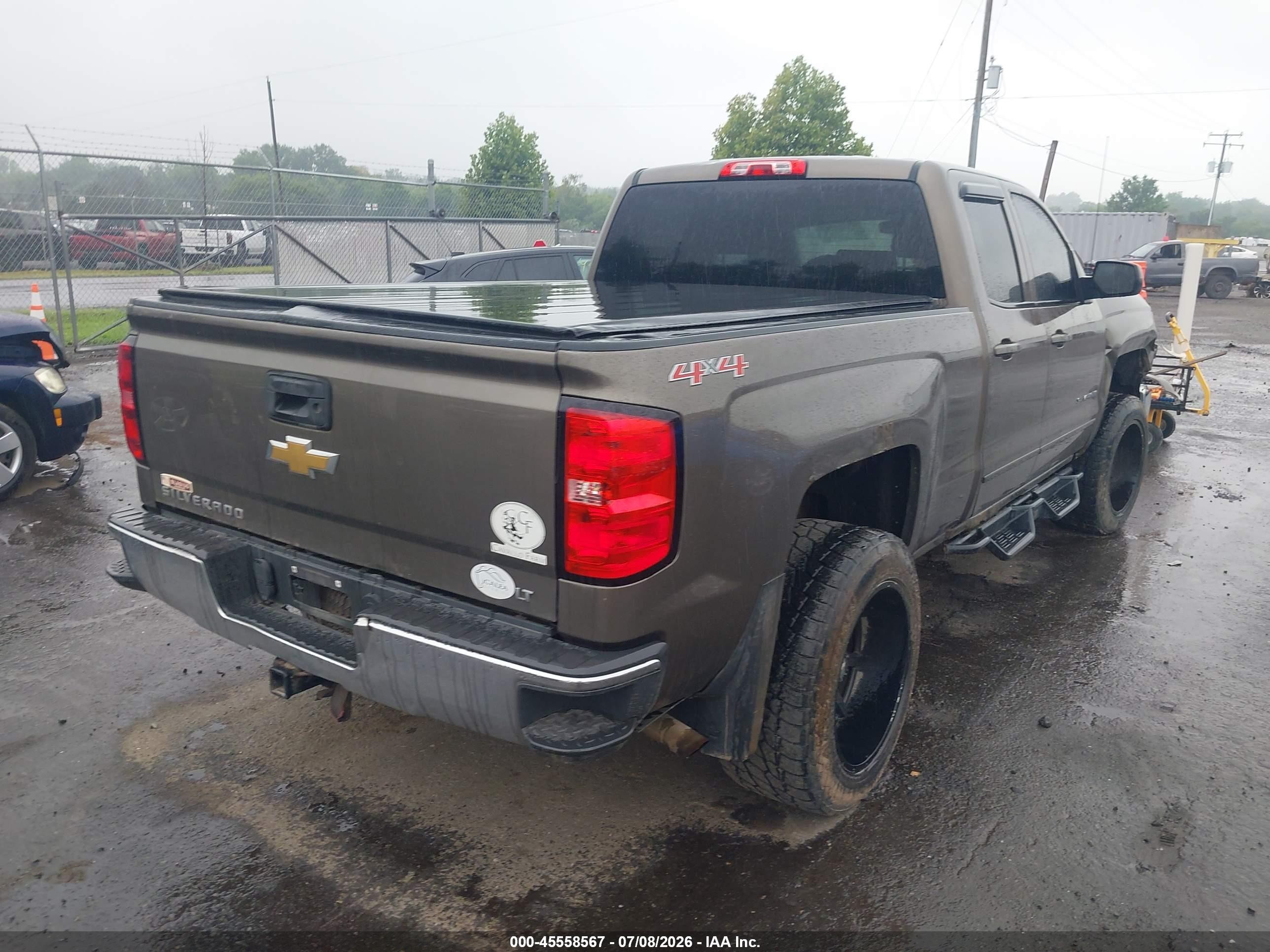 2015 Chevrolet Silverado 1500 Lt Brown vin: 1GCVKREH6FZ188868