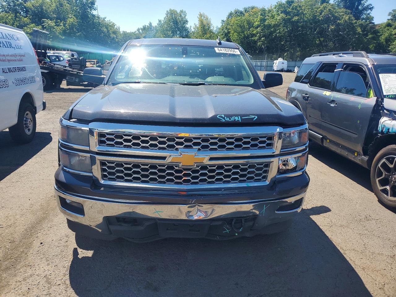 2015 Chevrolet Silverado K1500 Lt Black vin: 1GCVKREH6FZ349722