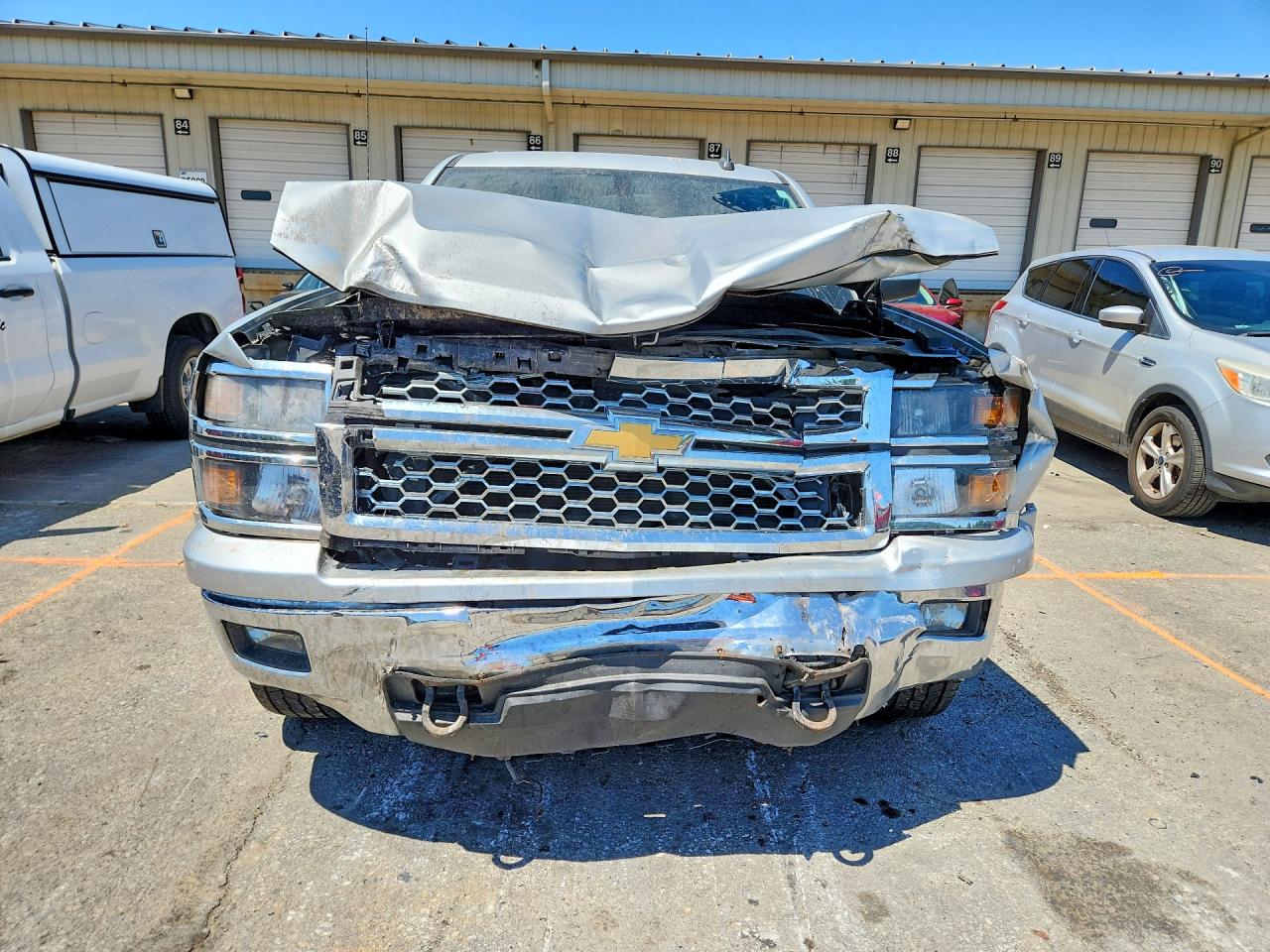 2015 Chevrolet Silverado K1500 Lt Silver vin: 1GCVKREH6FZ409353