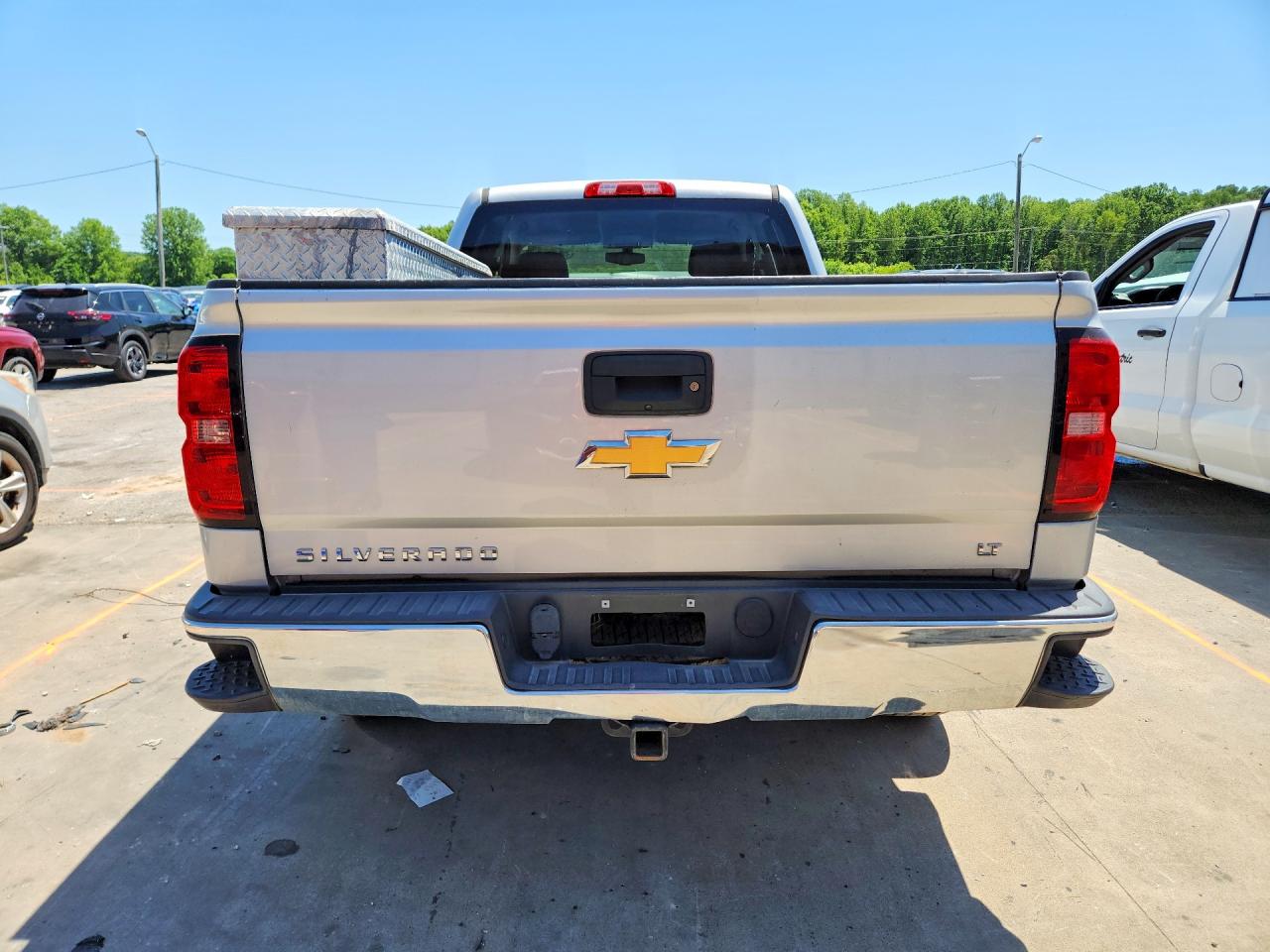 2015 Chevrolet Silverado K1500 Lt Silver vin: 1GCVKREH6FZ409353
