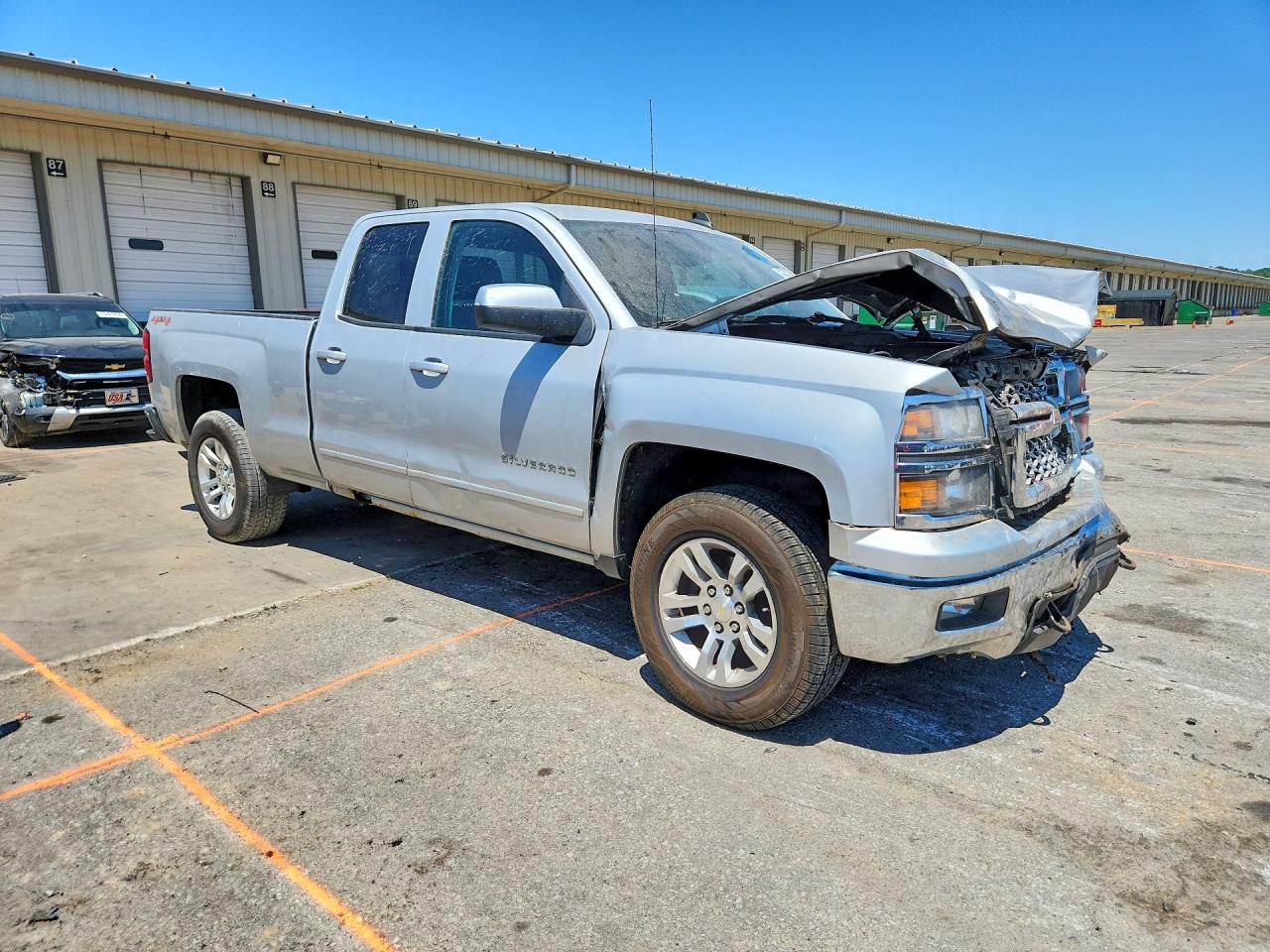 2015 Chevrolet Silverado K1500 Lt Silver vin: 1GCVKREH6FZ409353