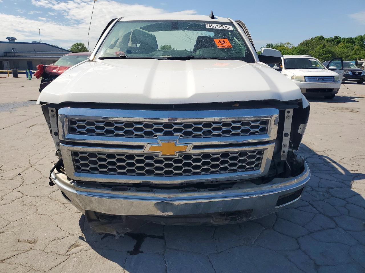 2015 Chevrolet Silverado K1500 Lt White vin: 1GCVKREH6FZ440179