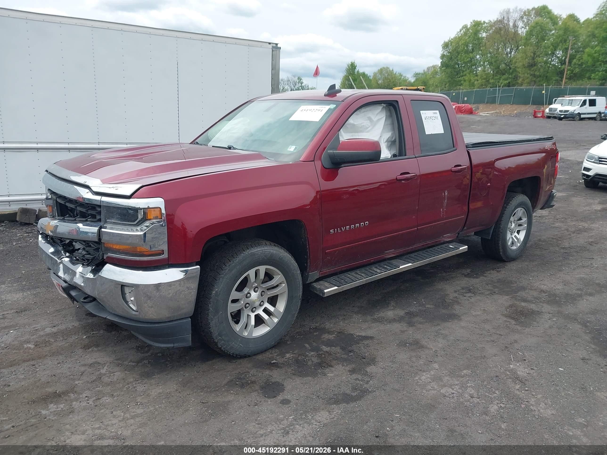 2016 Chevrolet Silverado 1500 1lt Burgundy vin: 1GCVKREH6GZ414943