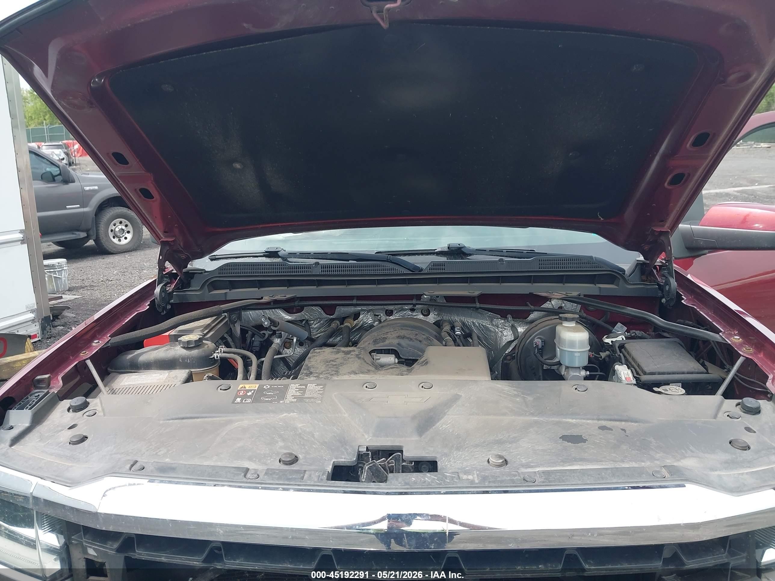 2016 Chevrolet Silverado 1500 1lt Burgundy vin: 1GCVKREH6GZ414943