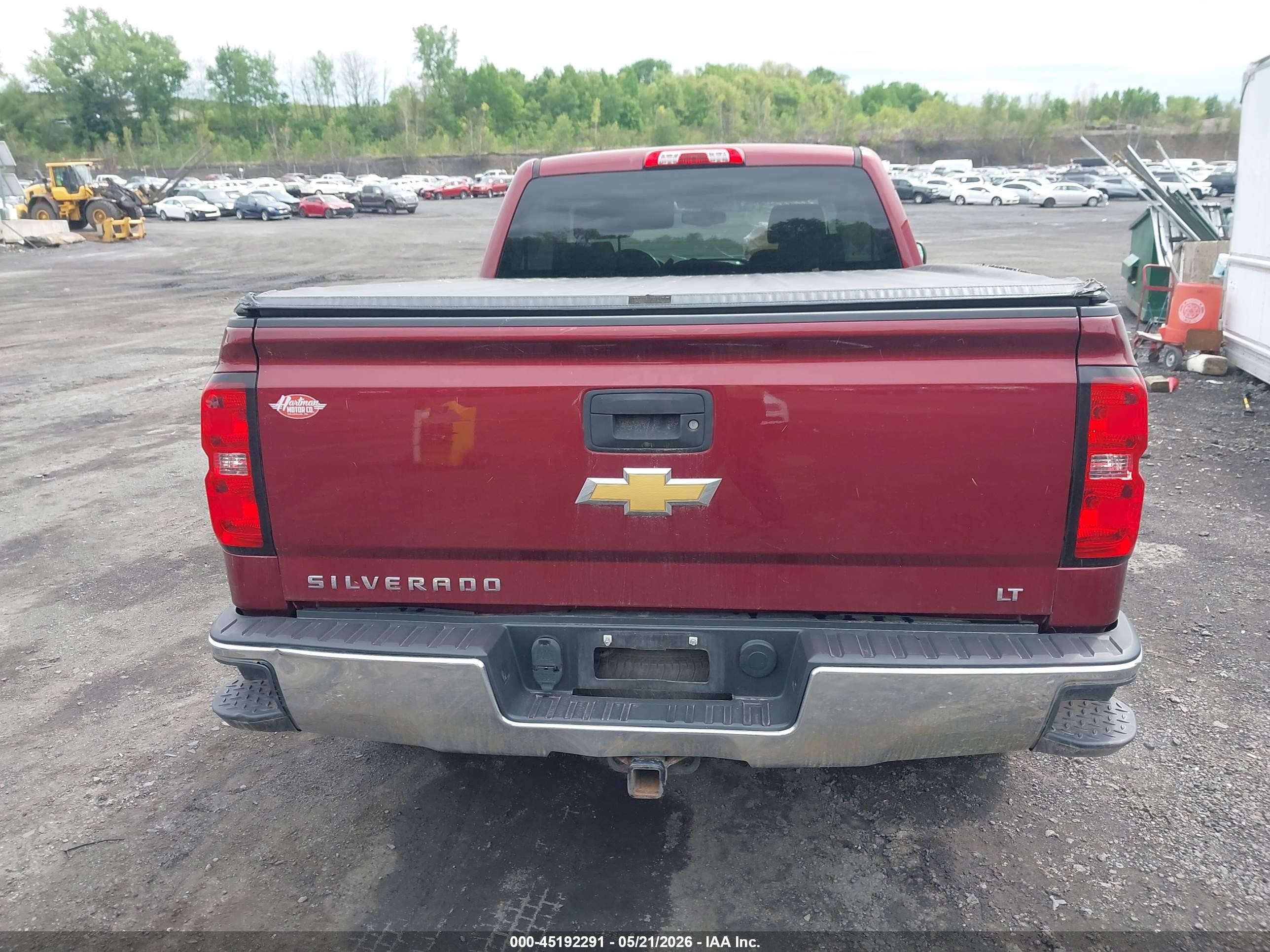2016 Chevrolet Silverado 1500 1lt Burgundy vin: 1GCVKREH6GZ414943