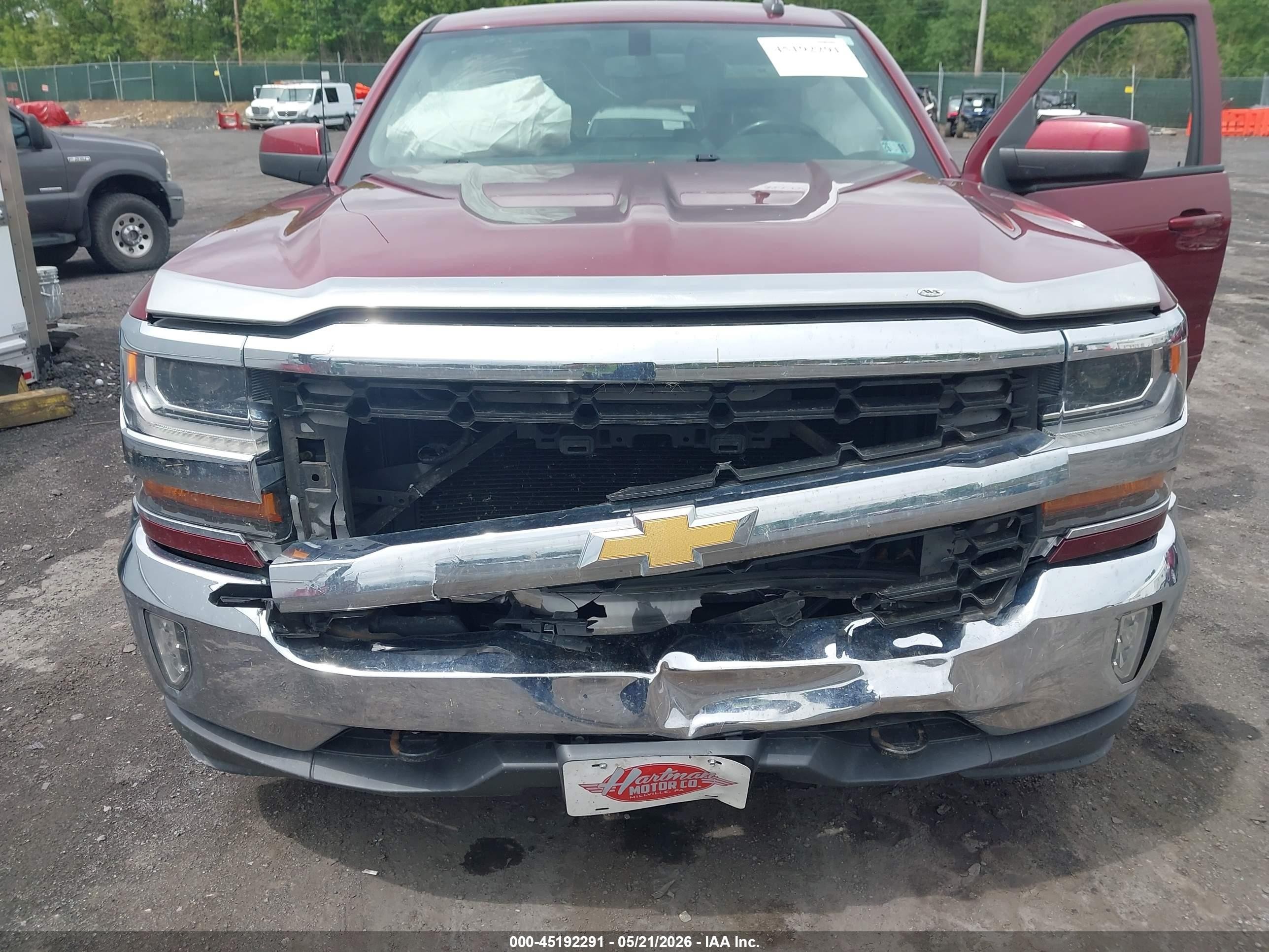 2016 Chevrolet Silverado 1500 1lt Burgundy vin: 1GCVKREH6GZ414943