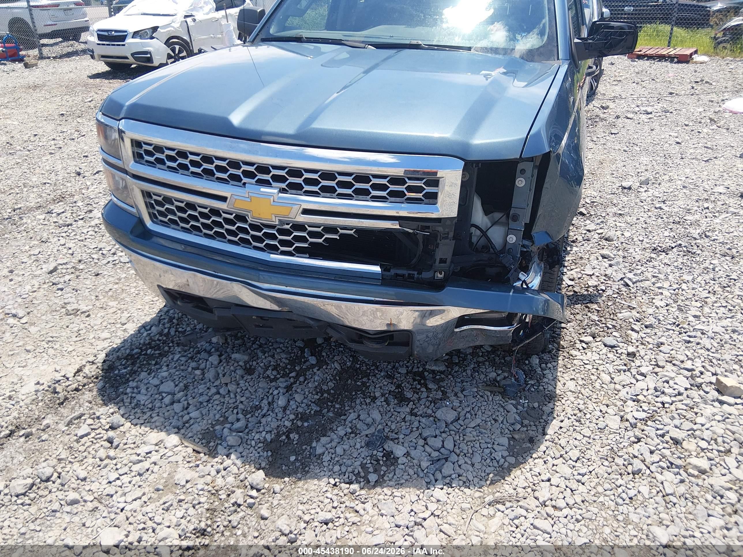 2014 Chevrolet Silverado 1500 Lt Синий vin: 1GCVKREH7EZ153576