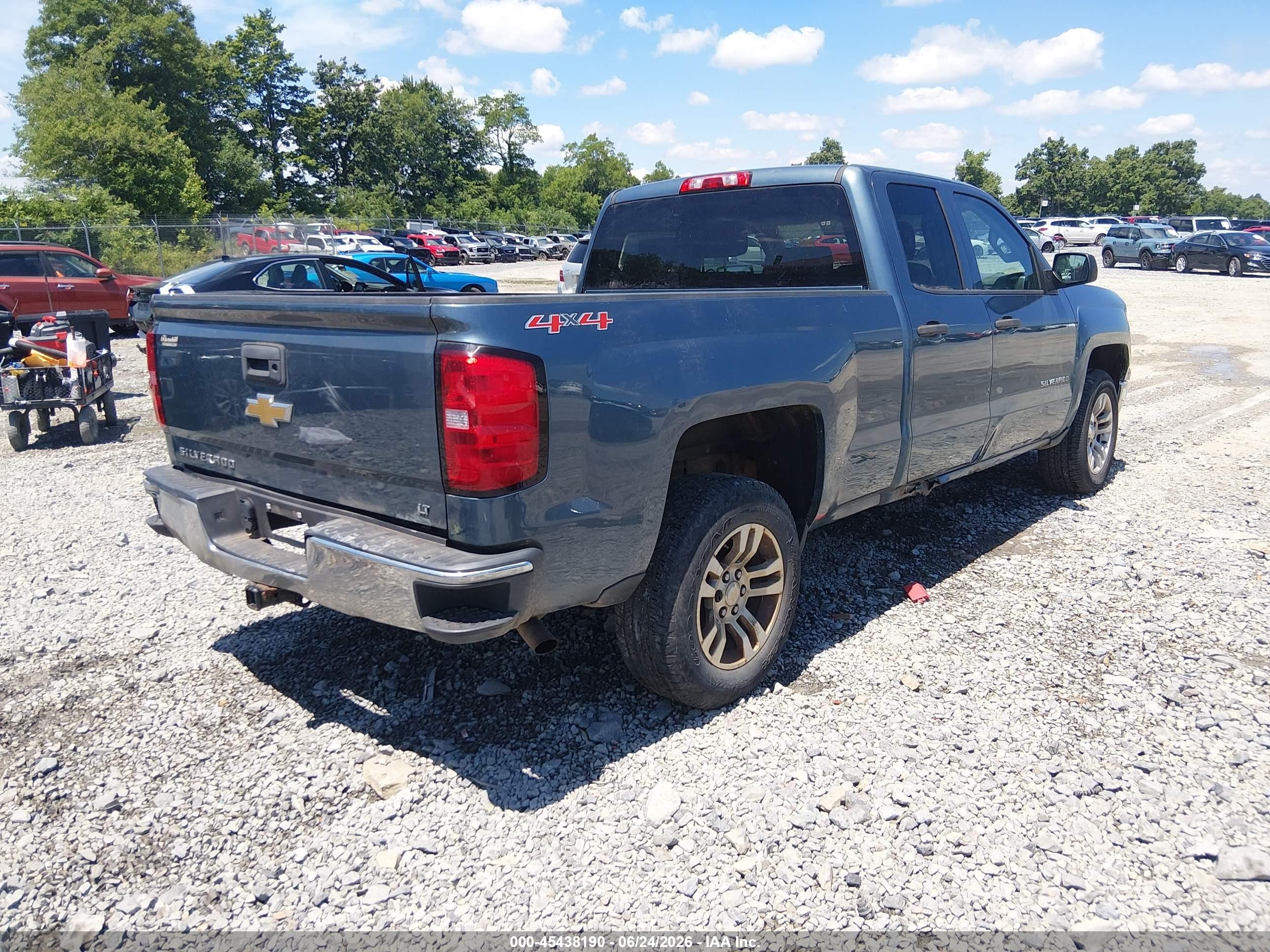 2014 Chevrolet Silverado 1500 Lt Синий vin: 1GCVKREH7EZ153576