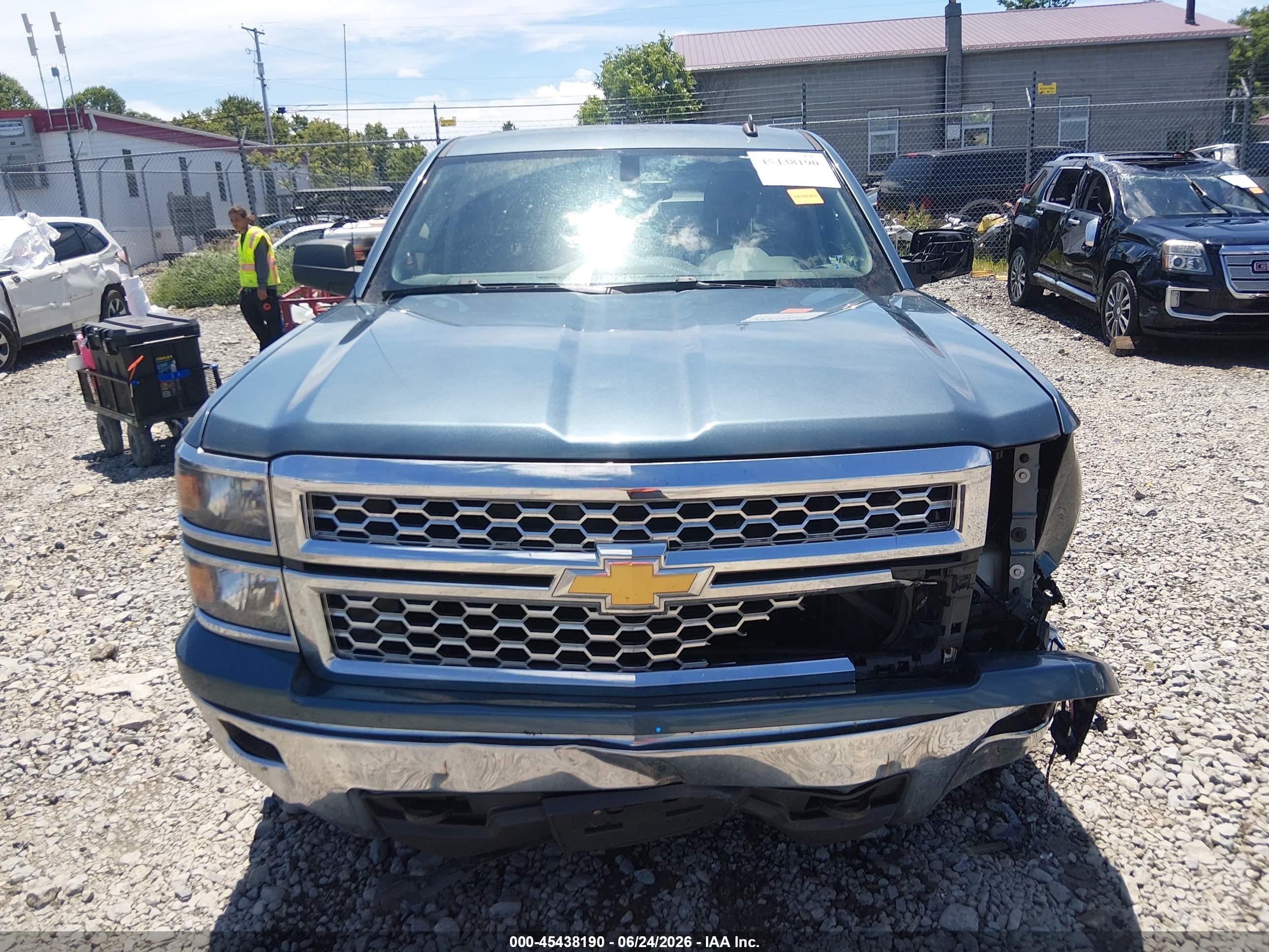 2014 Chevrolet Silverado 1500 Lt Синий vin: 1GCVKREH7EZ153576
