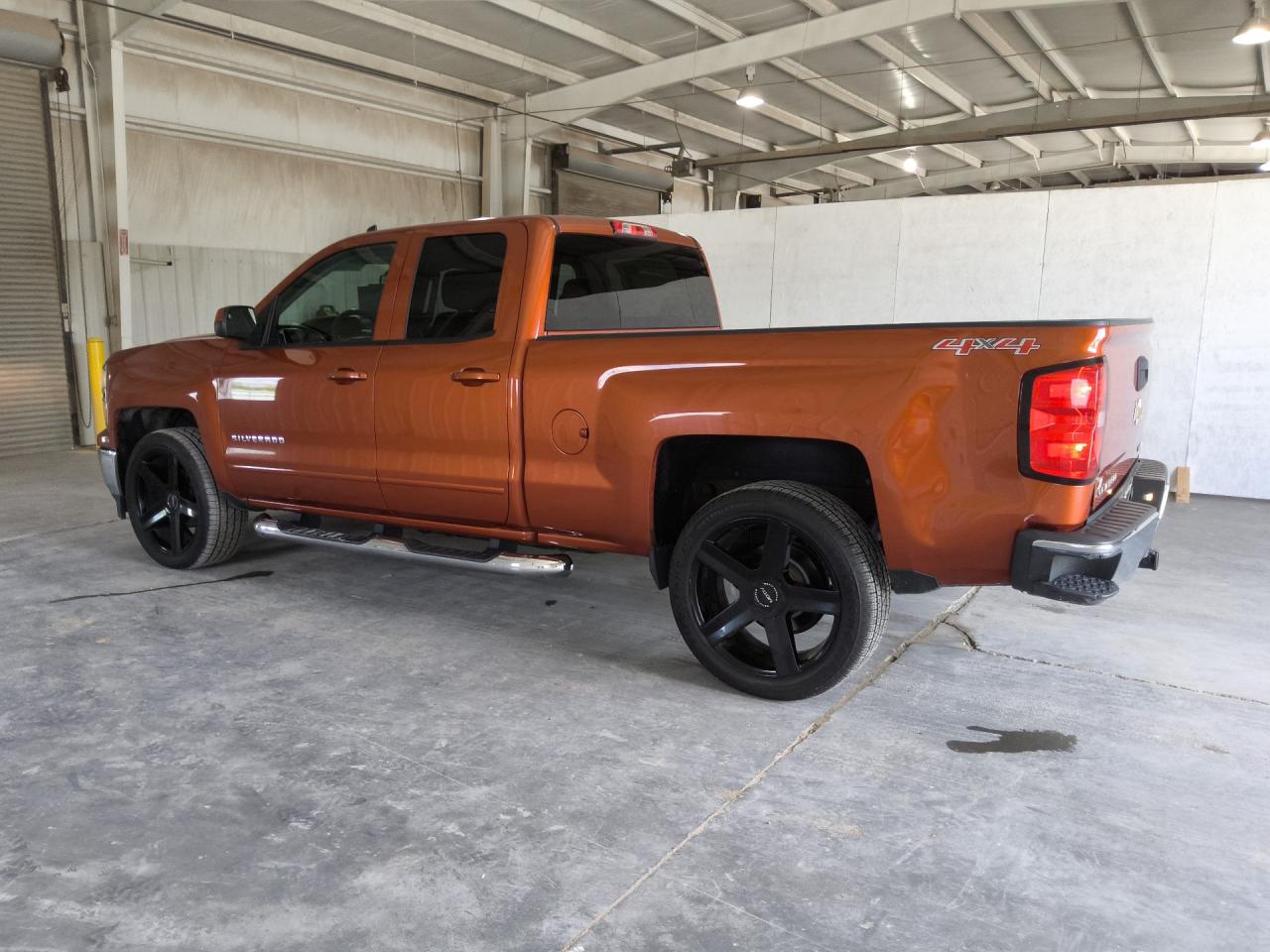 2015 Chevrolet Silverado K1500 Lt Orange vin: 1GCVKREH7FZ190550 Damage: Left Running Board, Aftermarket, Acceptable