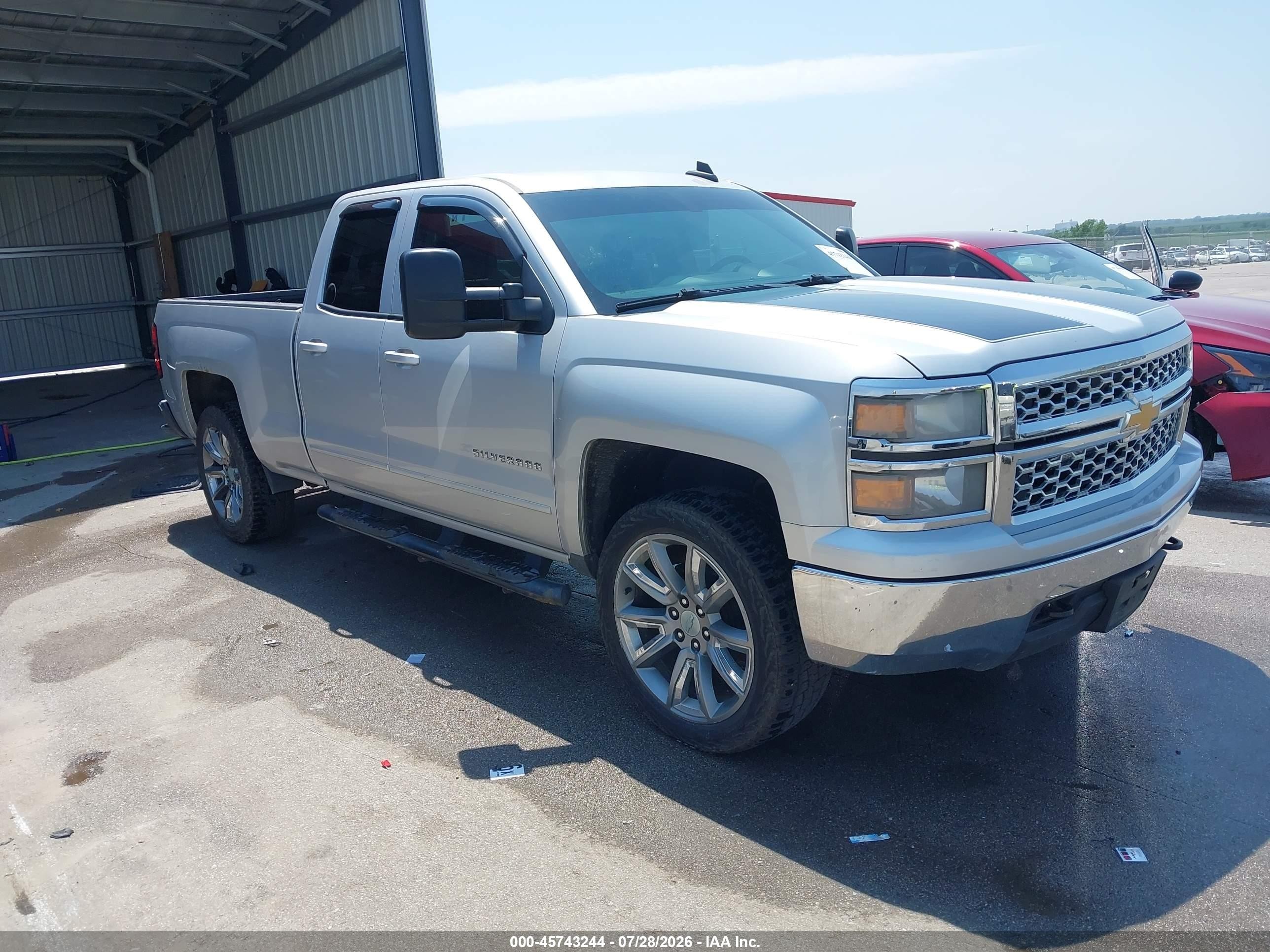 2015 Chevrolet Silverado 1500 Lt Silver vin: 1GCVKREH7FZ270074
