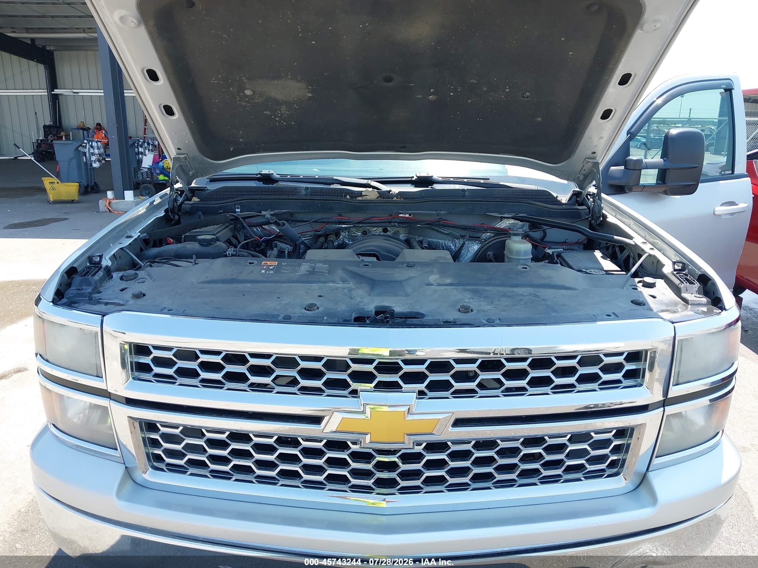 2015 Chevrolet Silverado 1500 Lt Silver vin: 1GCVKREH7FZ270074