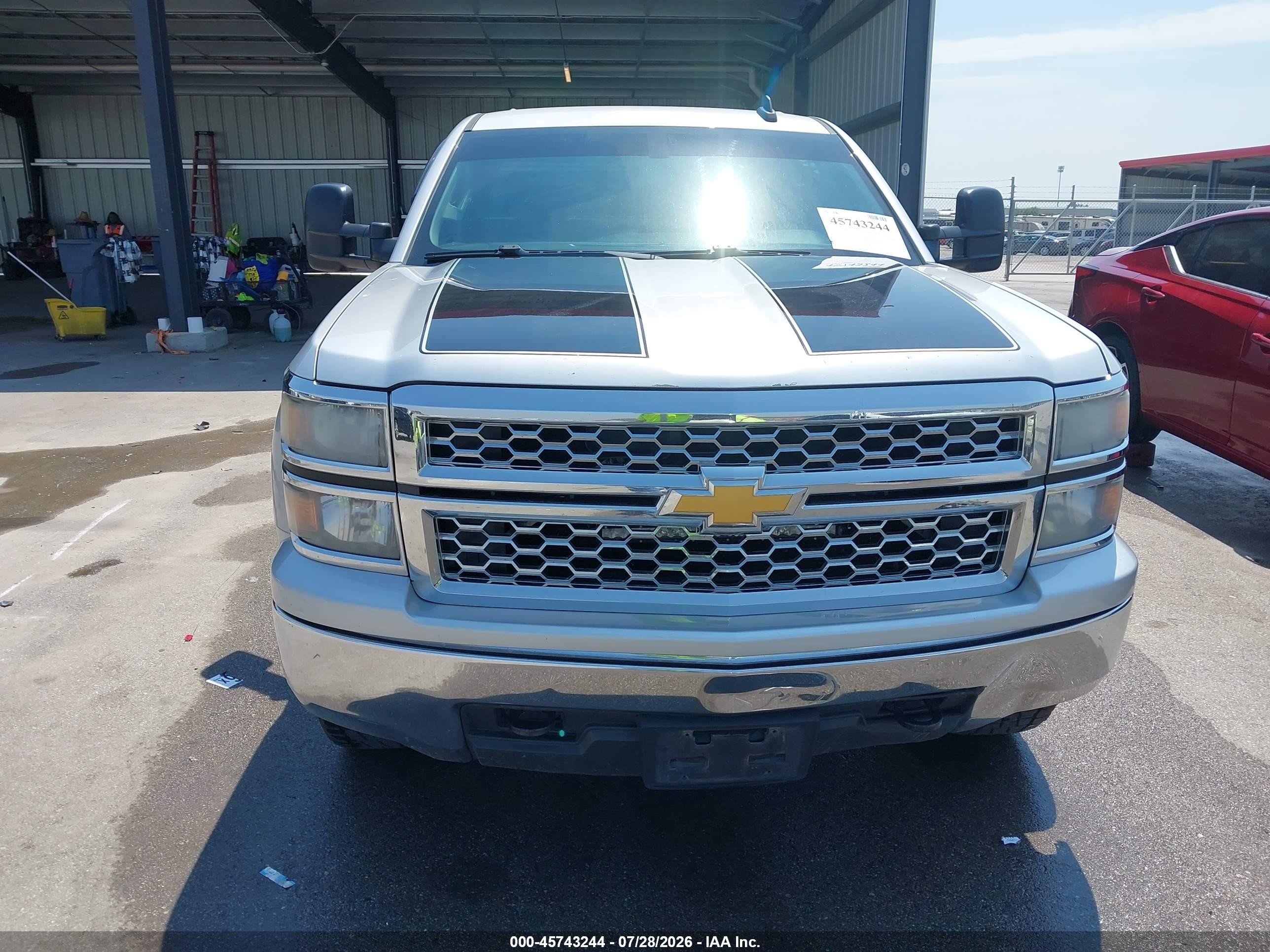 2015 Chevrolet Silverado 1500 Lt Silver vin: 1GCVKREH7FZ270074