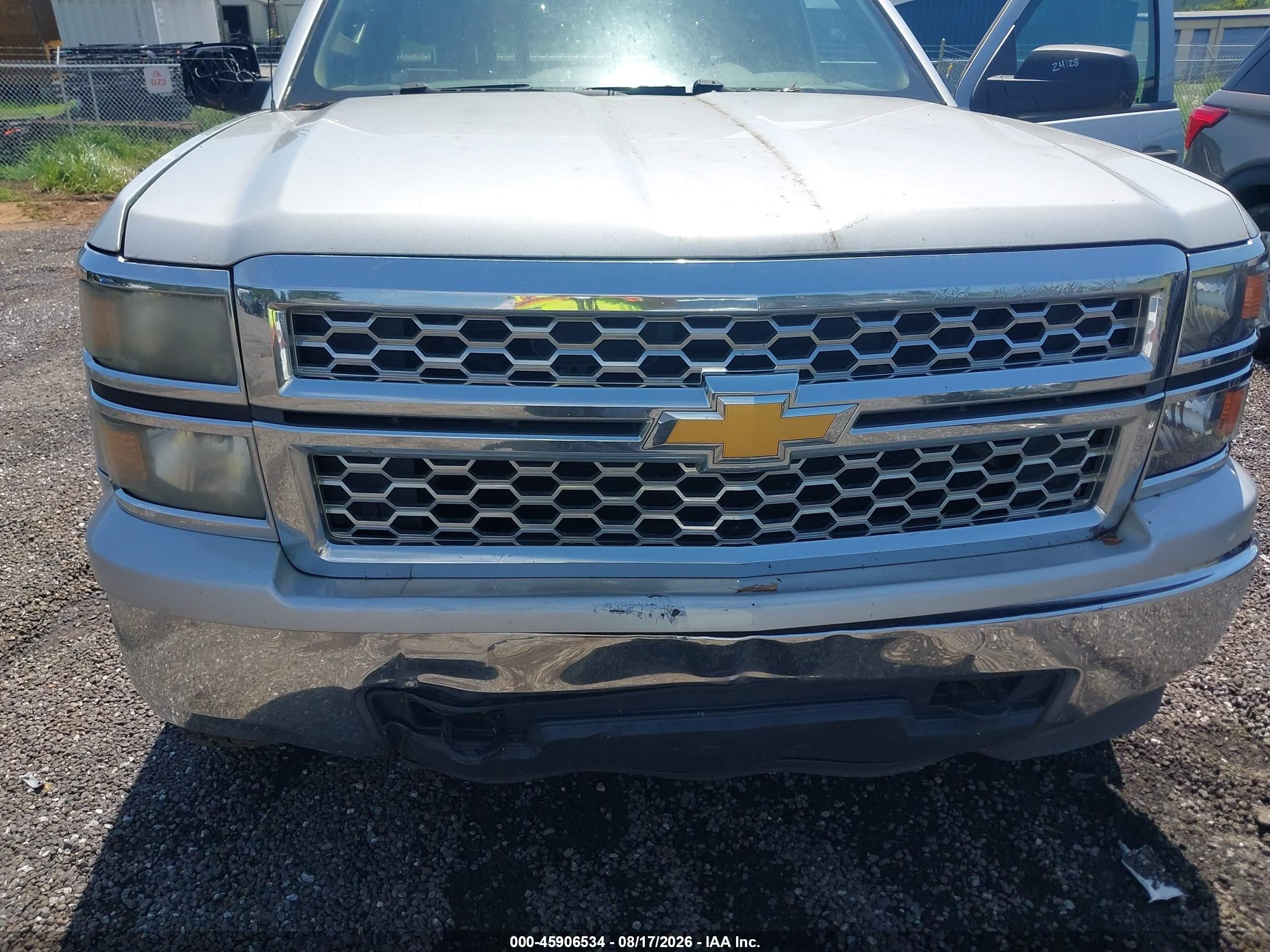 2014 Chevrolet Silverado 1500 Lt Серебряный vin: 1GCVKREH8EZ162934