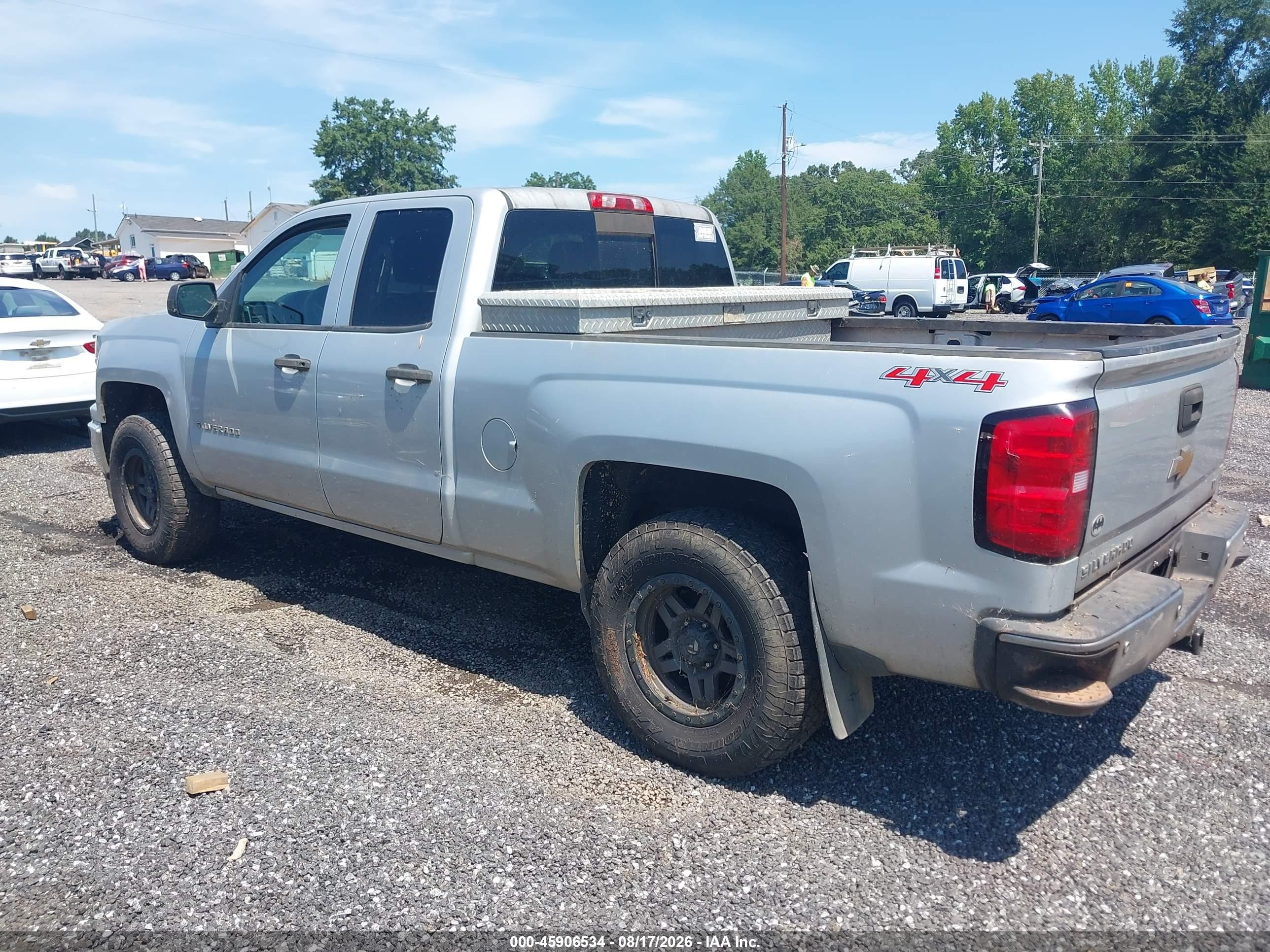 2014 Chevrolet Silverado 1500 Lt Серебряный vin: 1GCVKREH8EZ162934