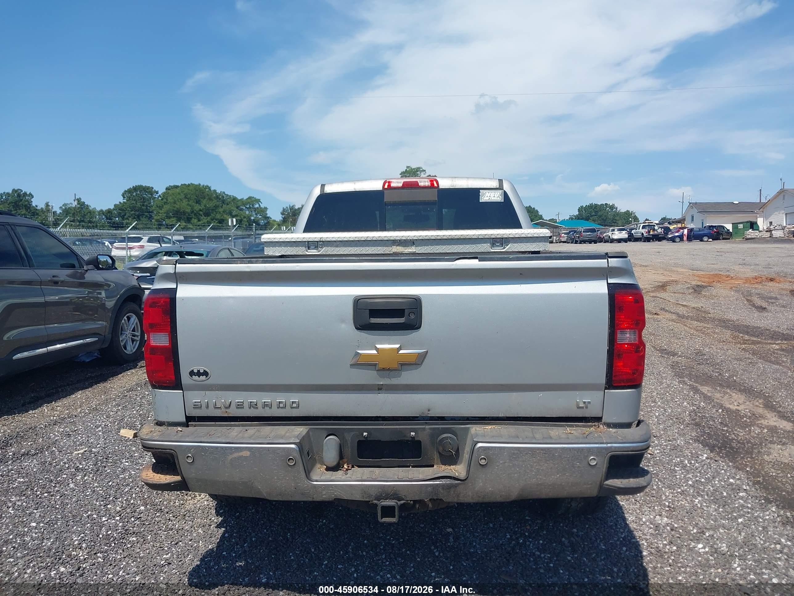 2014 Chevrolet Silverado 1500 Lt Серебряный vin: 1GCVKREH8EZ162934