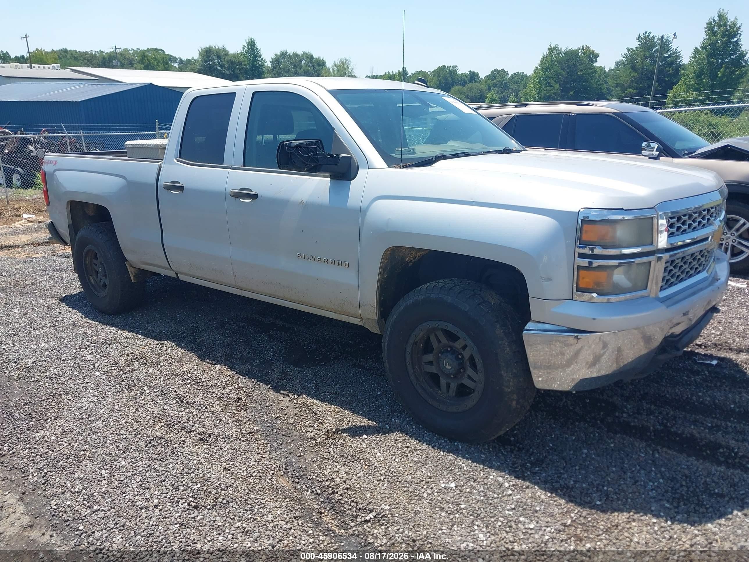 2014 Chevrolet Silverado 1500 Lt Silver vin: 1GCVKREH8EZ162934