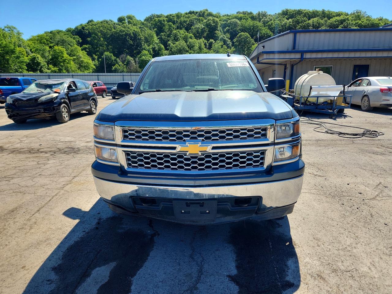 2014 Chevrolet Silverado K1500 Lt Blue vin: 1GCVKREH8EZ226910